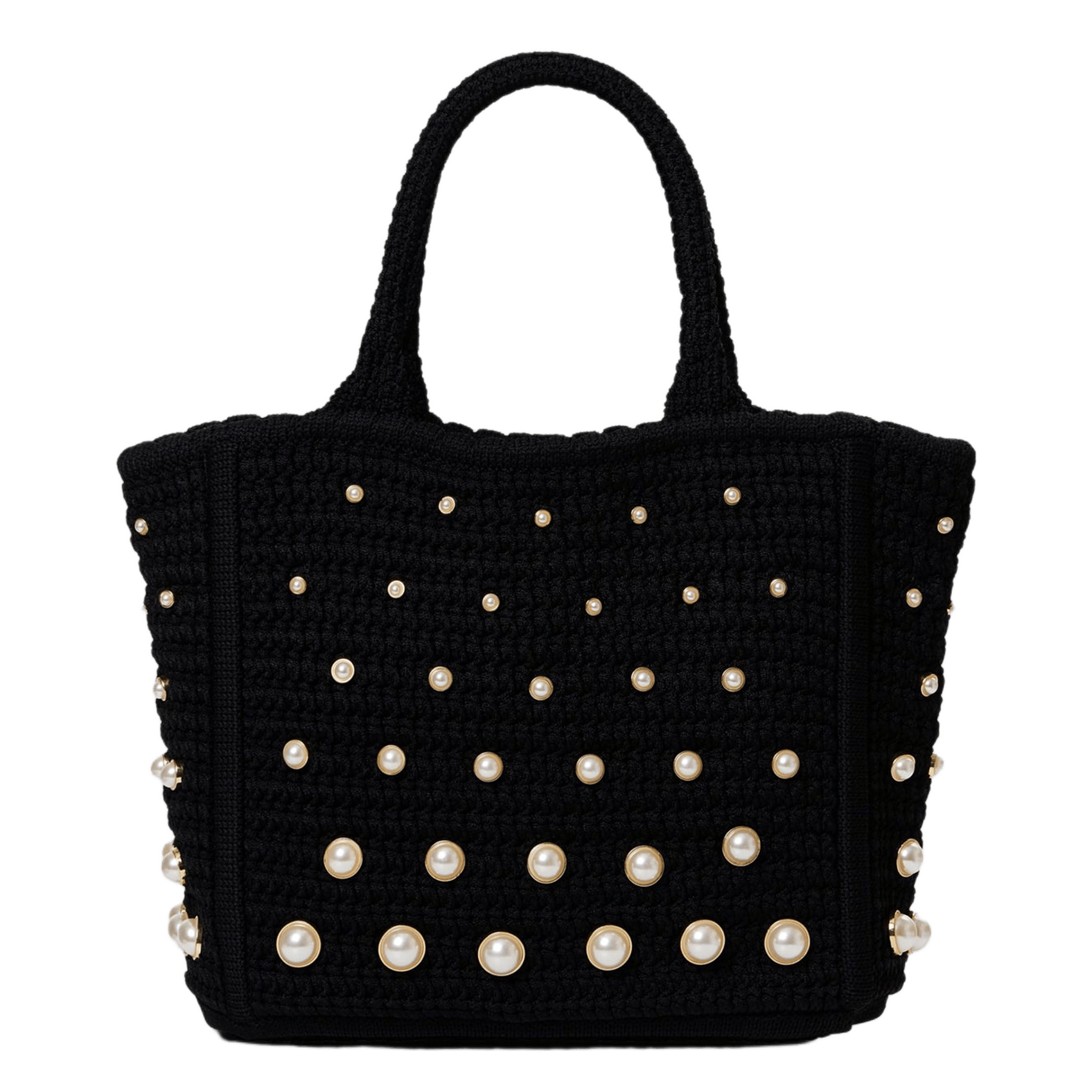 Sac en maille porté main SANDRO Noir