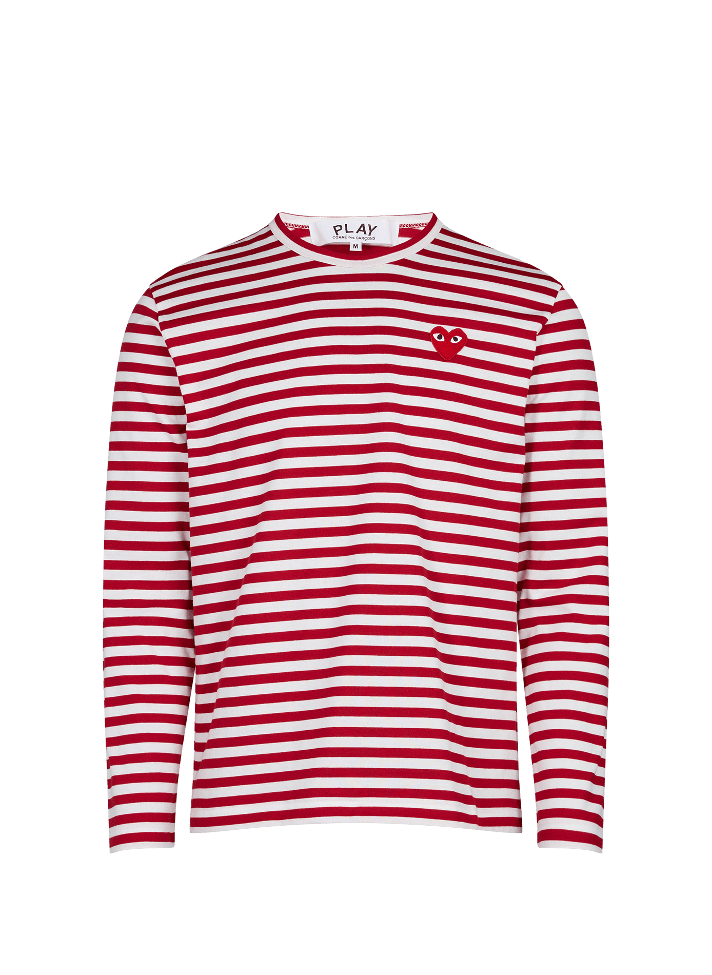 T-shirt à rayures en coton COMME DES GARCONS PLAY Multicolore