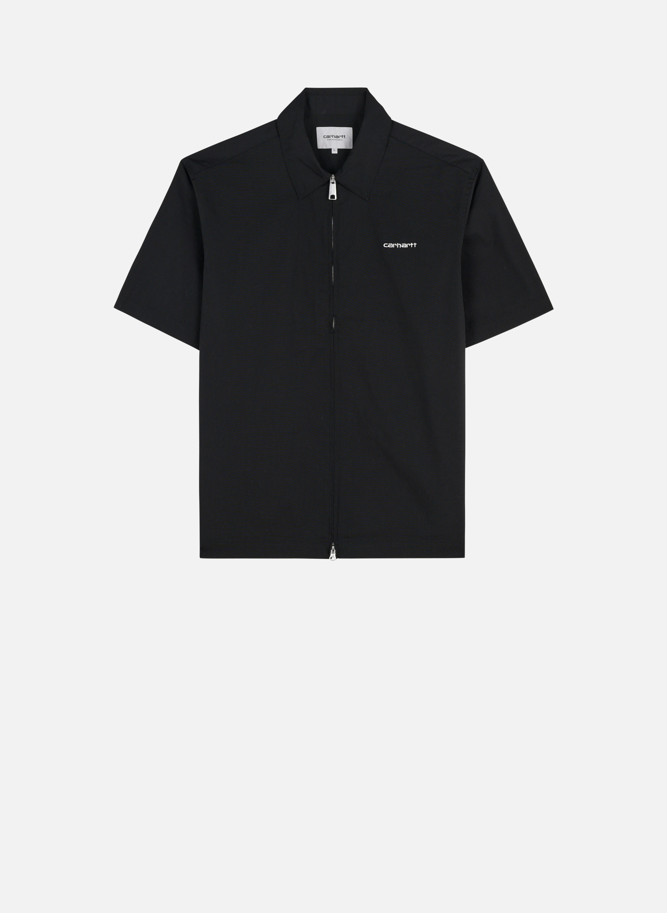 Chemise s/s postal zip shirt CARHARTT WIP Noir