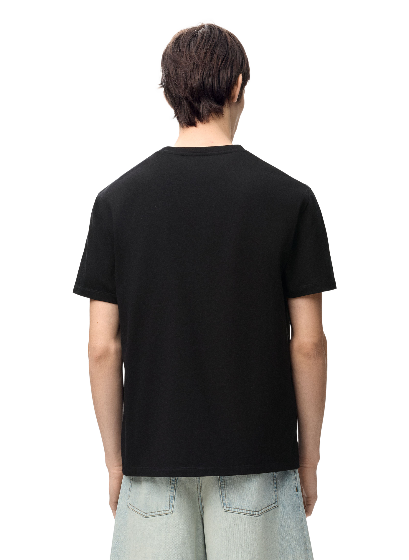 Camiseta casual de algodón LOEWE Negro