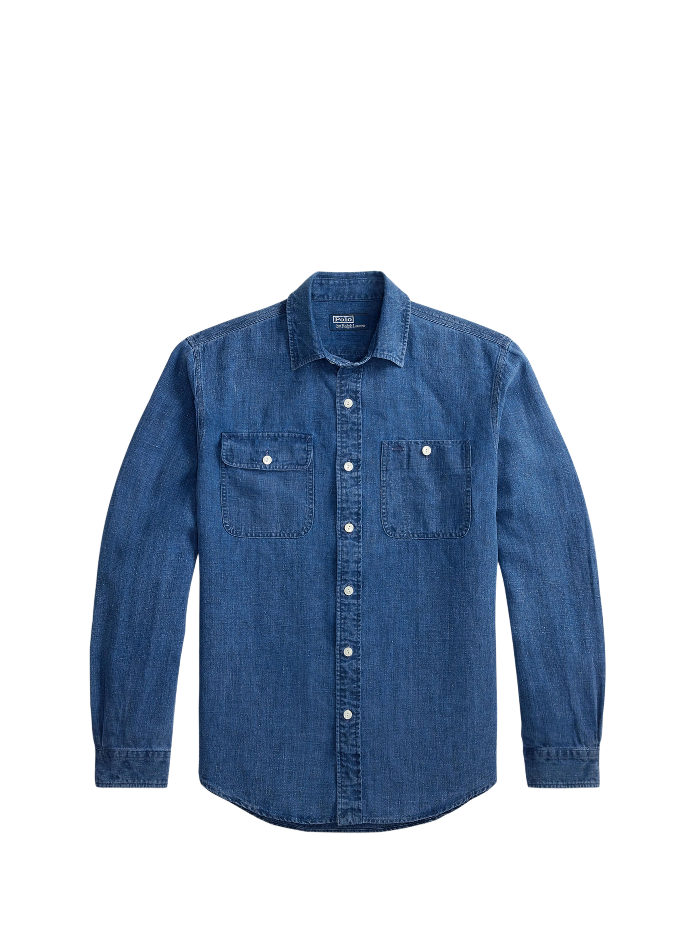Straight linen shirt POLO RALPH LAUREN Blue