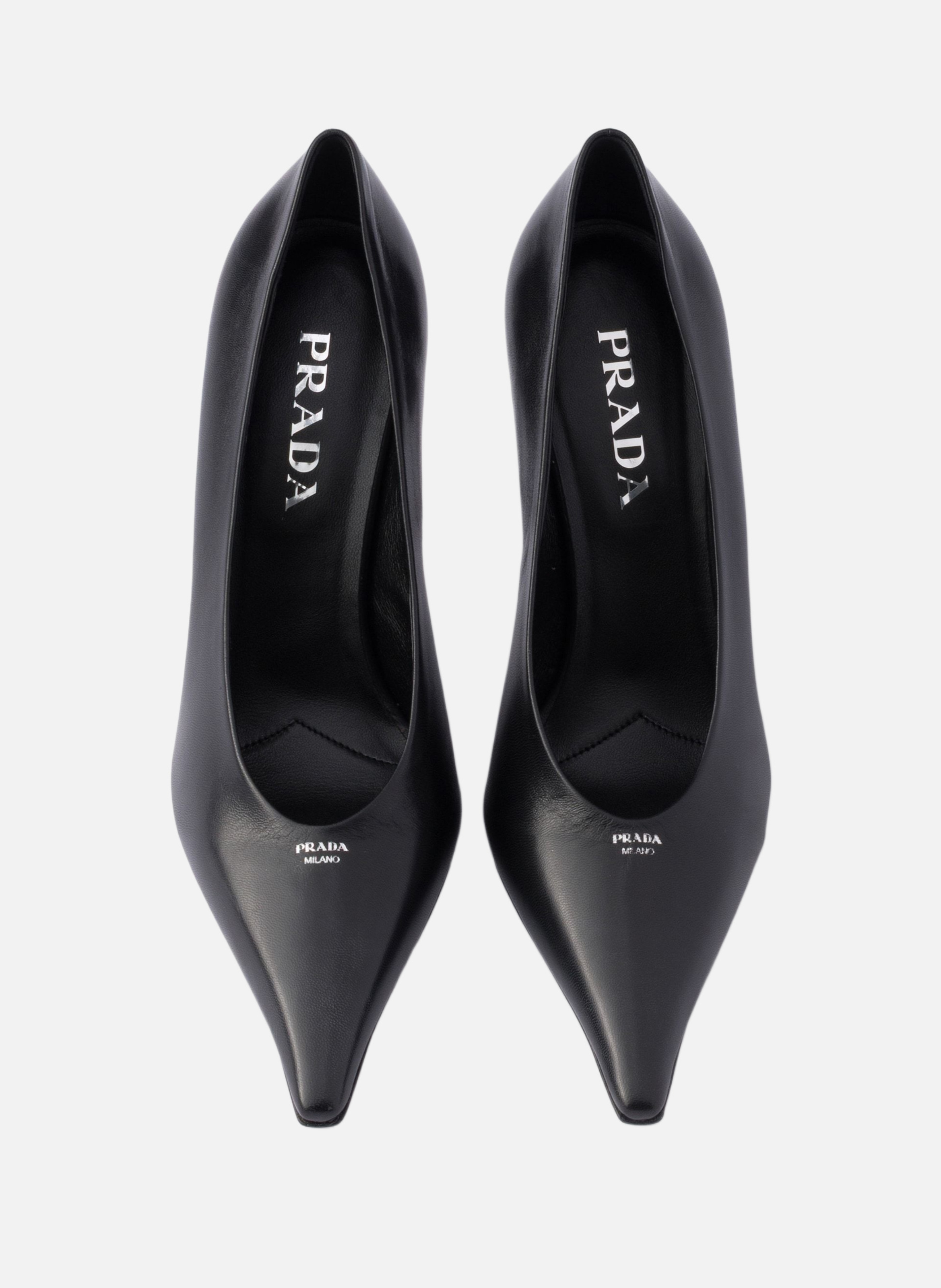 Escarpins en cuir PRADA Noir