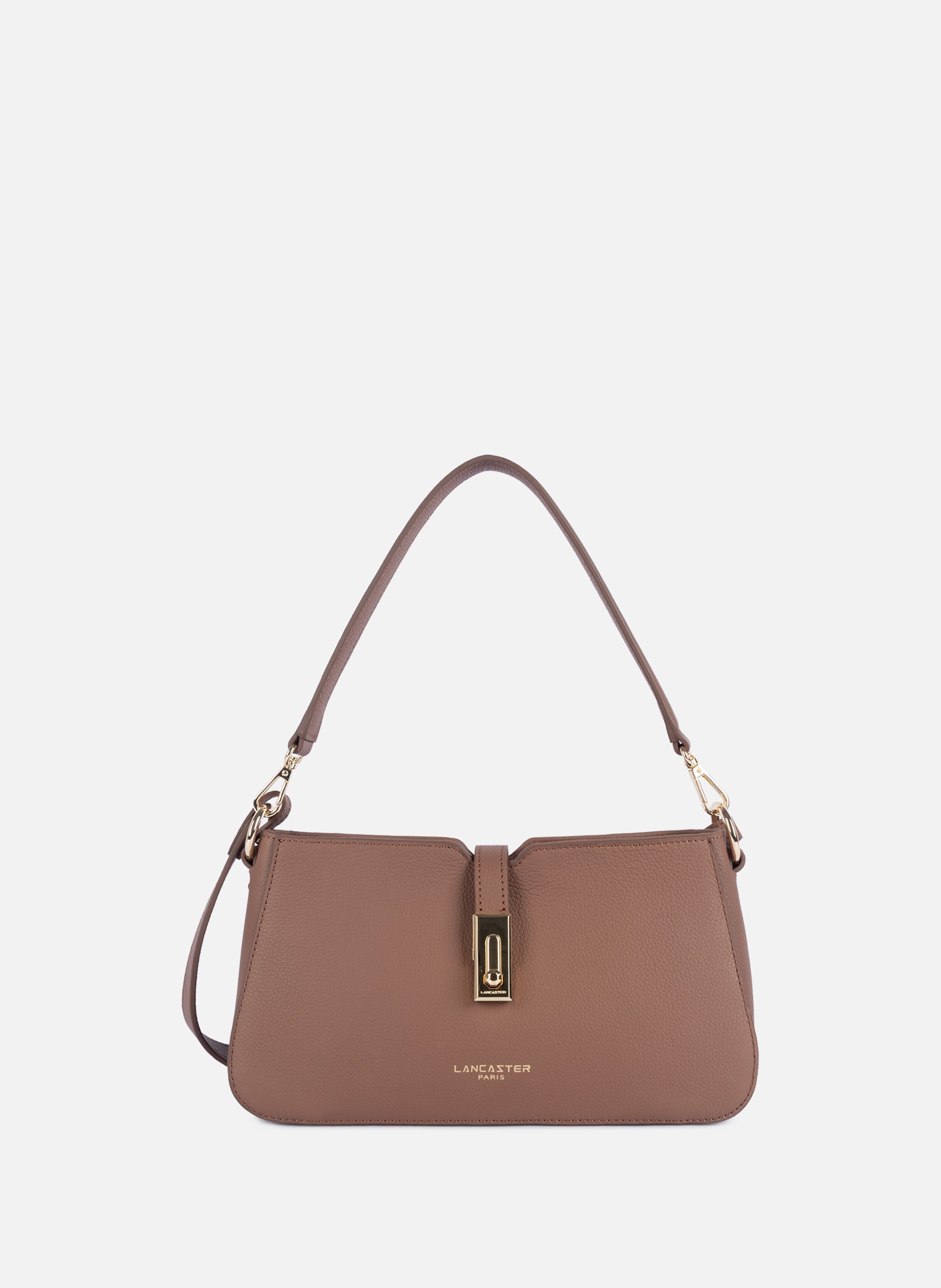 Sac rectangle - milano horizon LANCASTER Marron