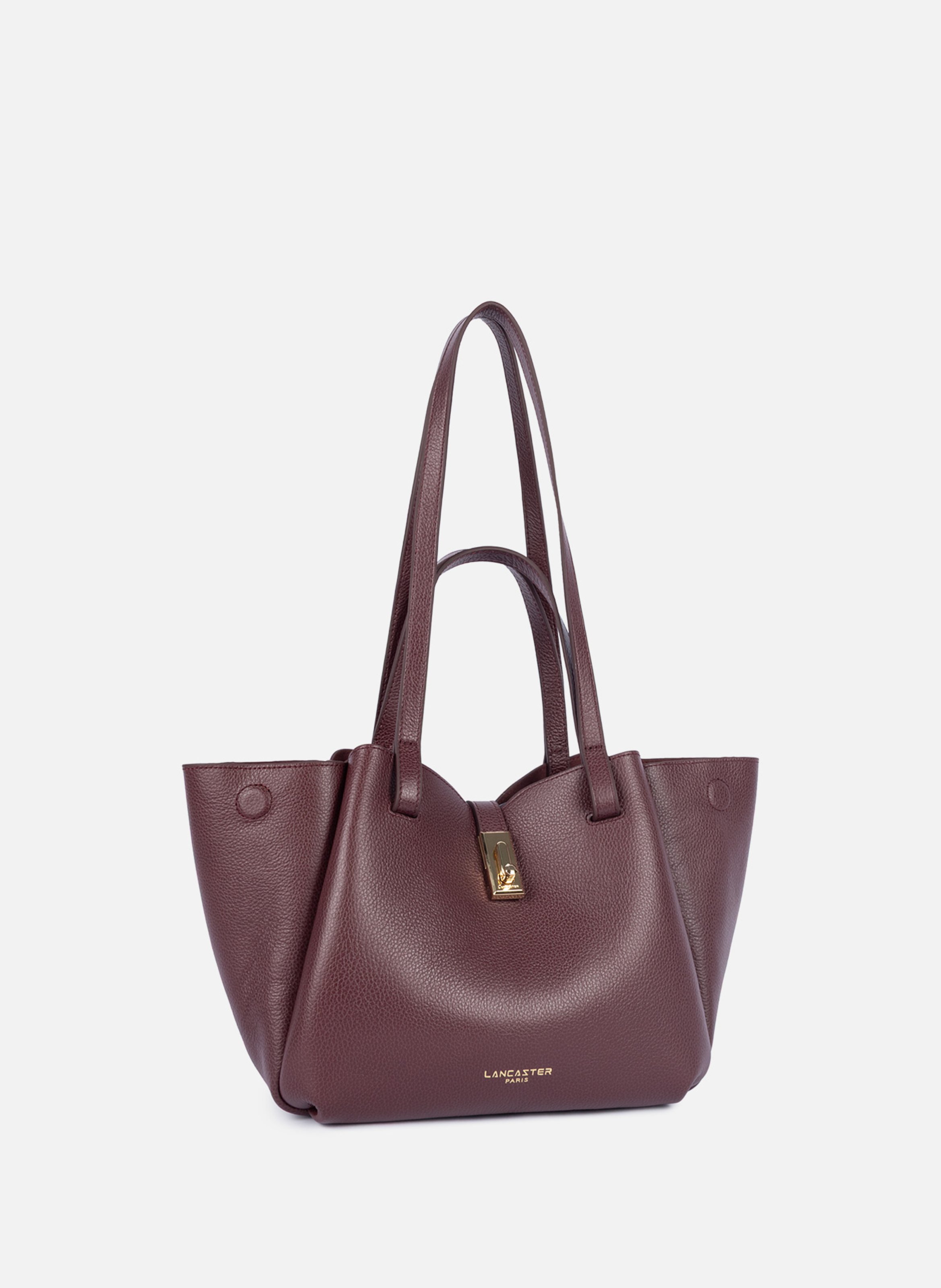 Sac cabas épaule - milano horizon LANCASTER Rouge