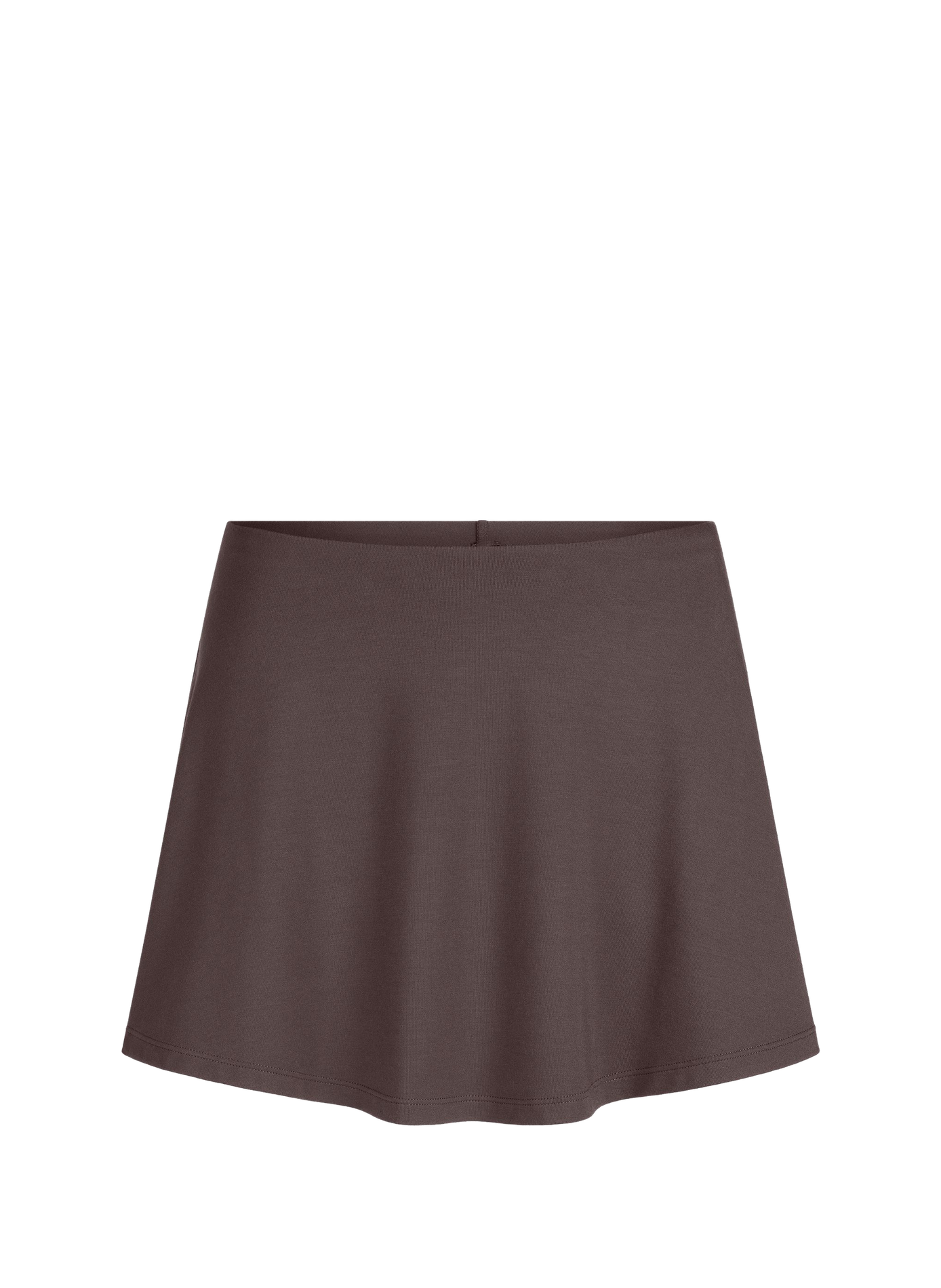 Minirok-short met uitlopende snit SKIMS Bruin