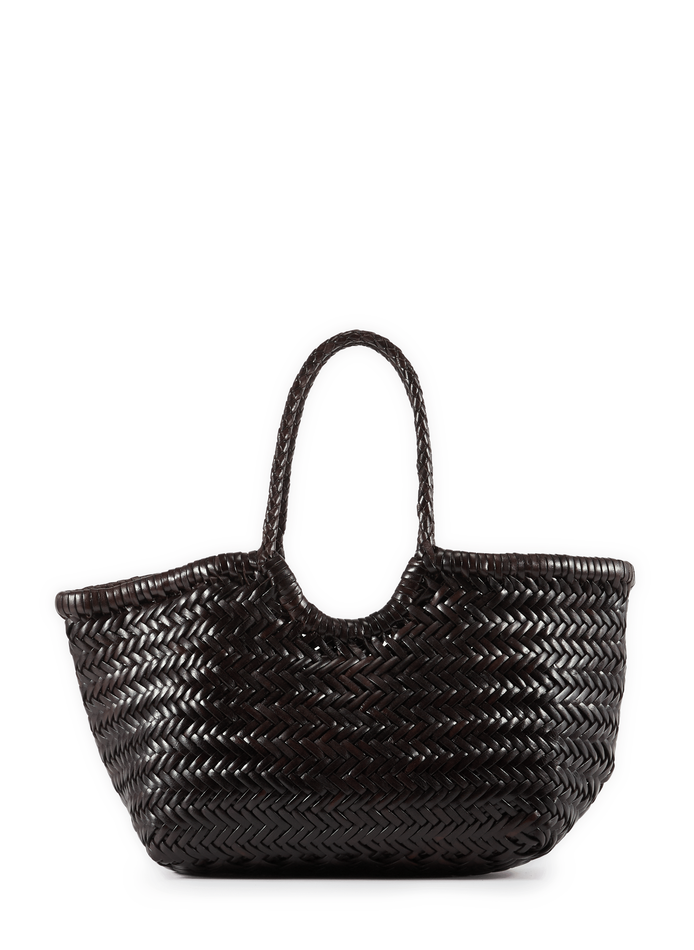 Sac panier NANTUCKET en cuir DRAGON DIFFUSION Marron