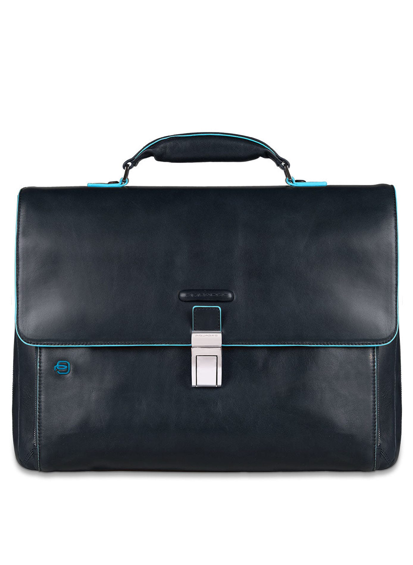 Uitbreidbare laptoptas voor 15,6" laptops PIQUADRO Blauw