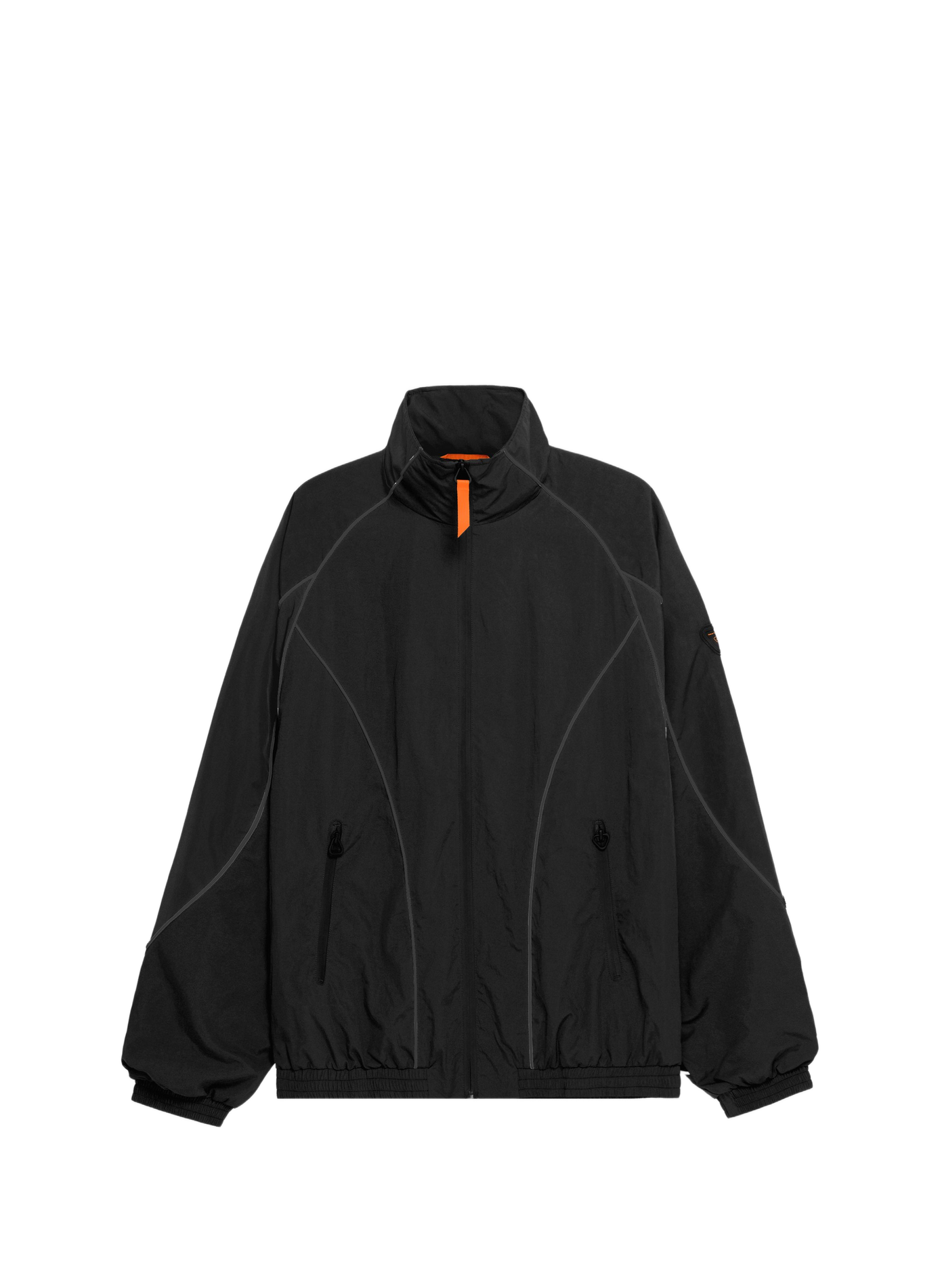 High-neck windbreaker jacket GERTRUDE Black
