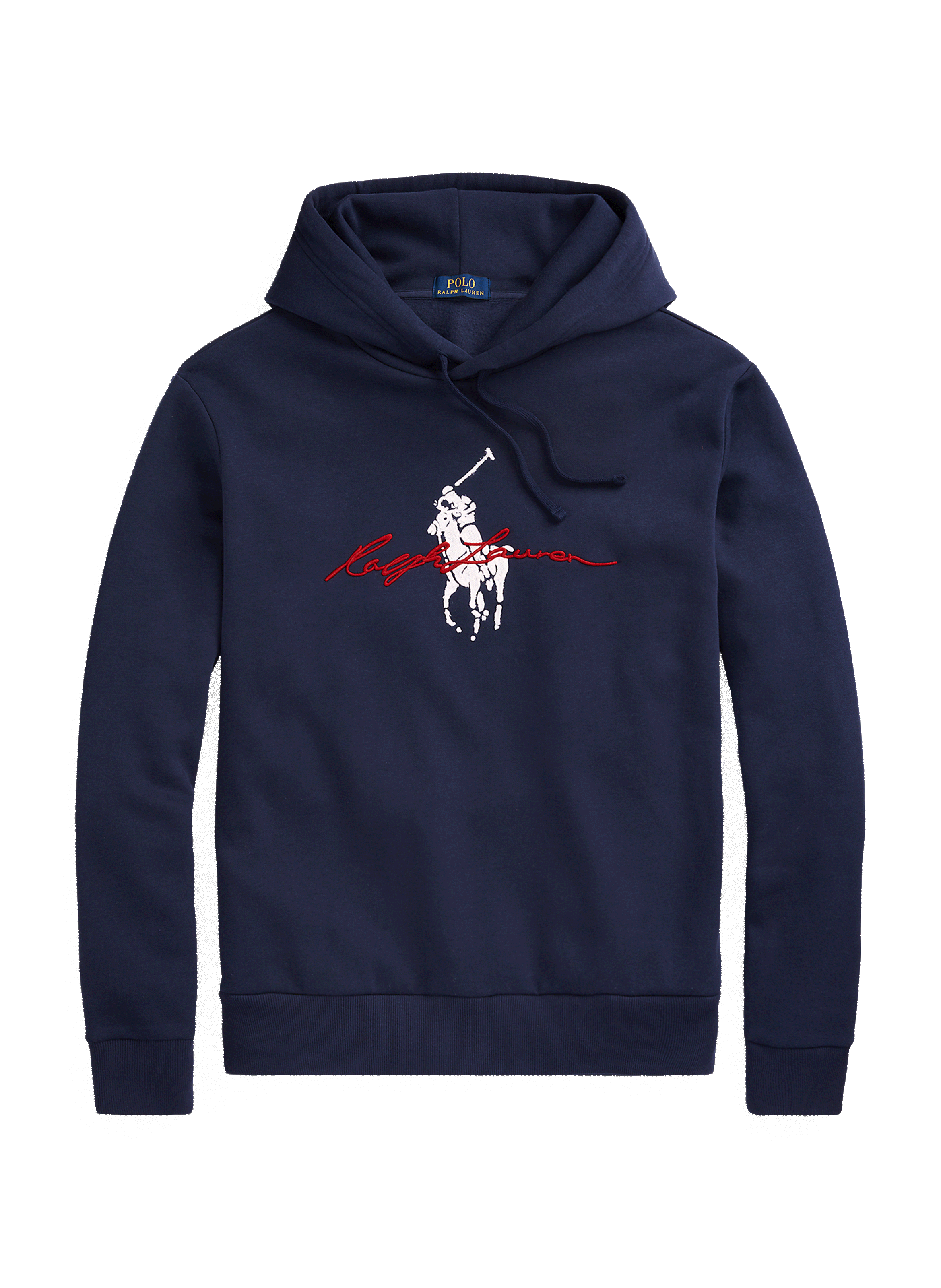 Hoodie logo en coton mélangé