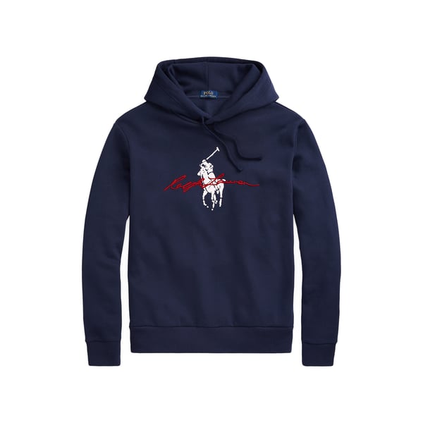 Hoodie logo en coton mélangé