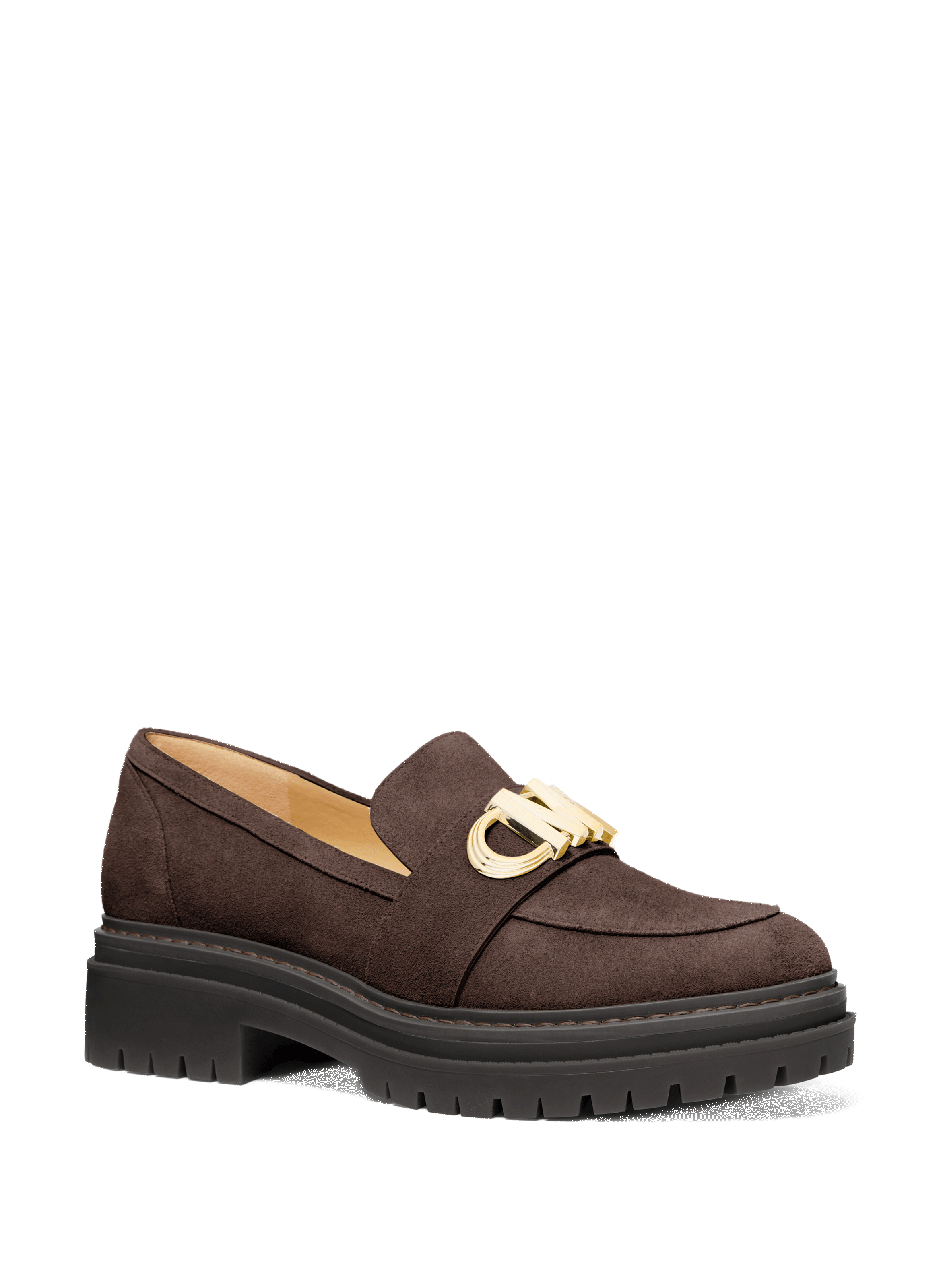 Mocassins en cuir MICHAEL KORS Marron