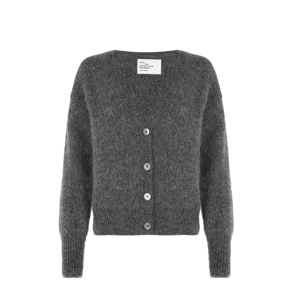 Cardigan en mohair et alpaga