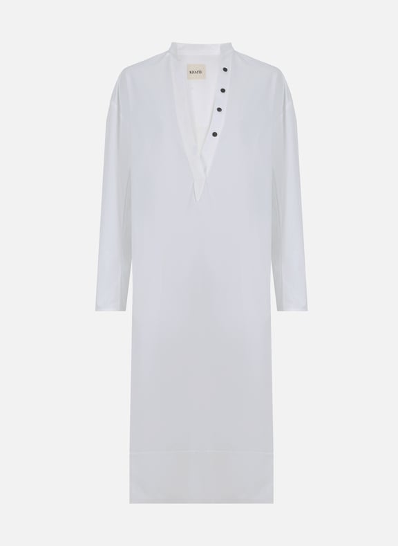Cotton shift dress White by KHAITE KHAITE Cotton shift dress White