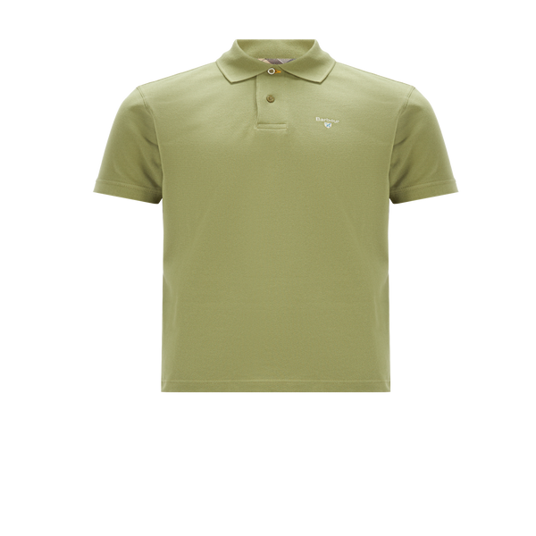 Barbour Plain Polo Shirt In Green
