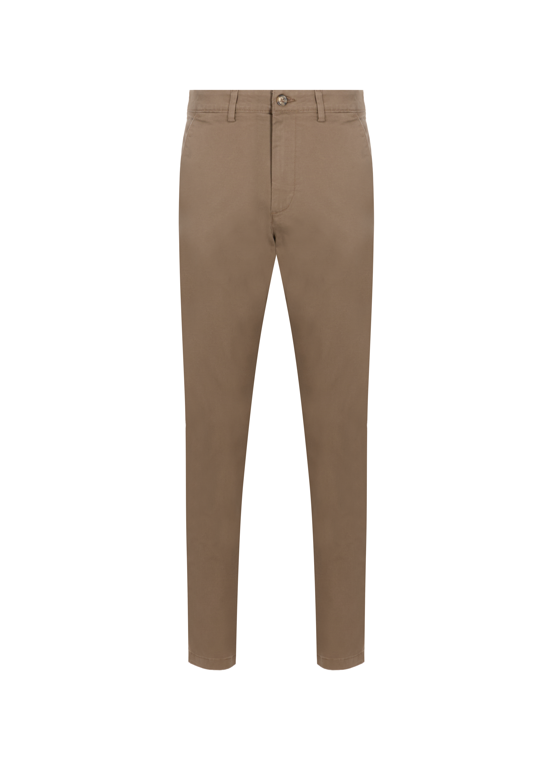 SELECTED Pantalon en coton Marron