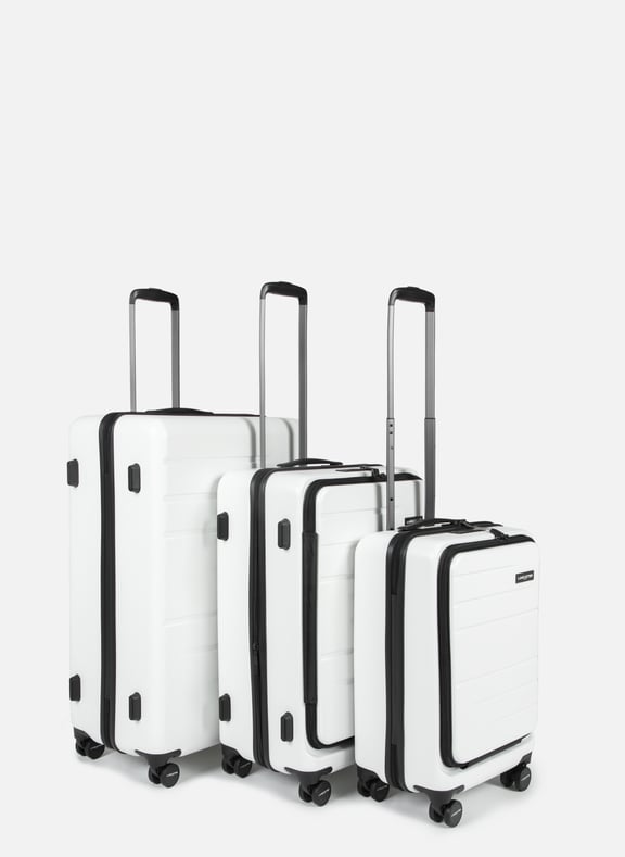 Assortment of 3 luggage - Luggage White by LANCASTER LANCASTER Assortment of 3 luggage - Luggage White
