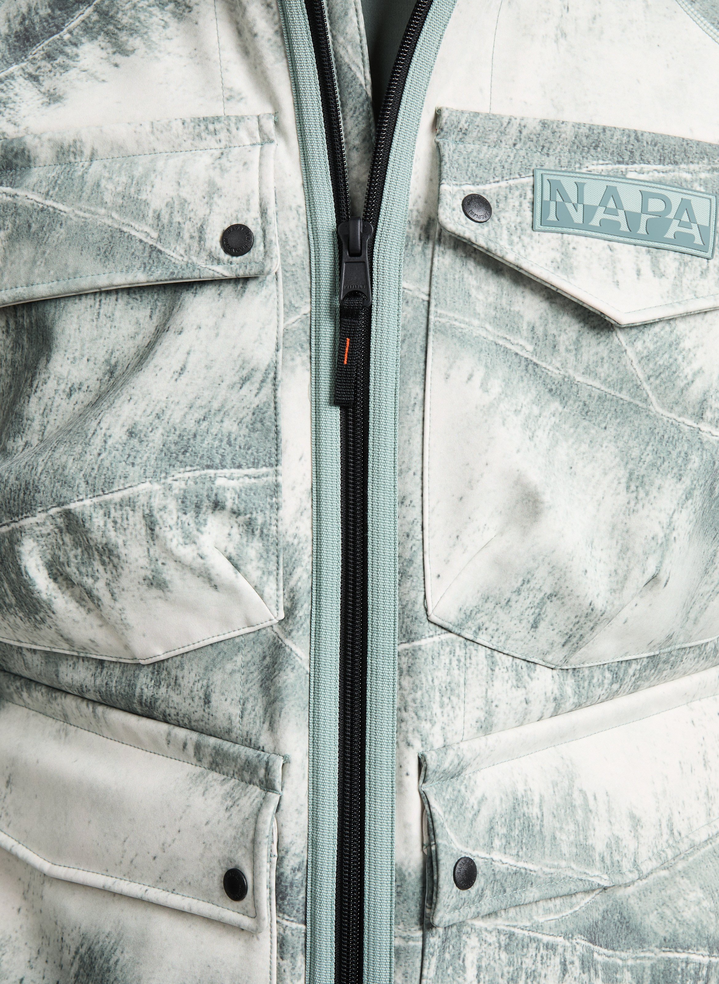 Veste d'extérieur à imprimé  Multicolore