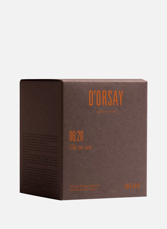 Bougie parfumée - Recharge 06:20 Où tu sais by D'ORSAY D'ORSAY Bougie parfumée - Recharge 06:20 Où tu sais