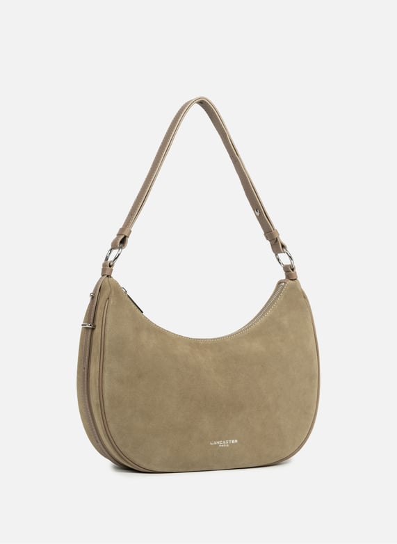 Large shoulder bag - Suède | Brown by LANCASTER Large shoulder bag - Suède Brown