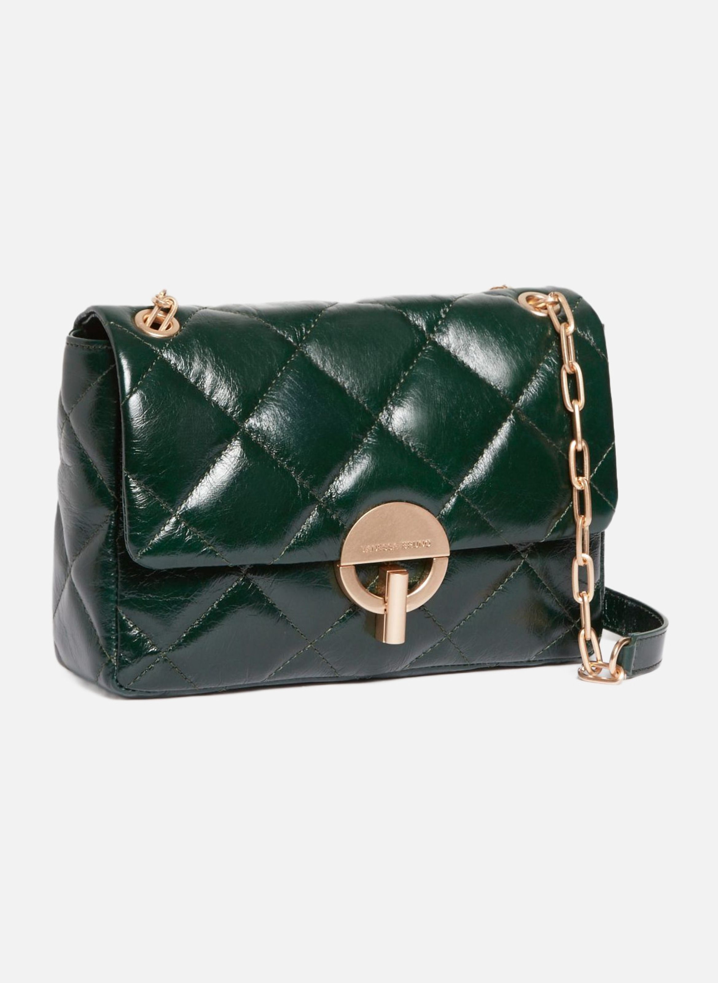 Grand sac moon en cuir VANESSA BRUNO Vert