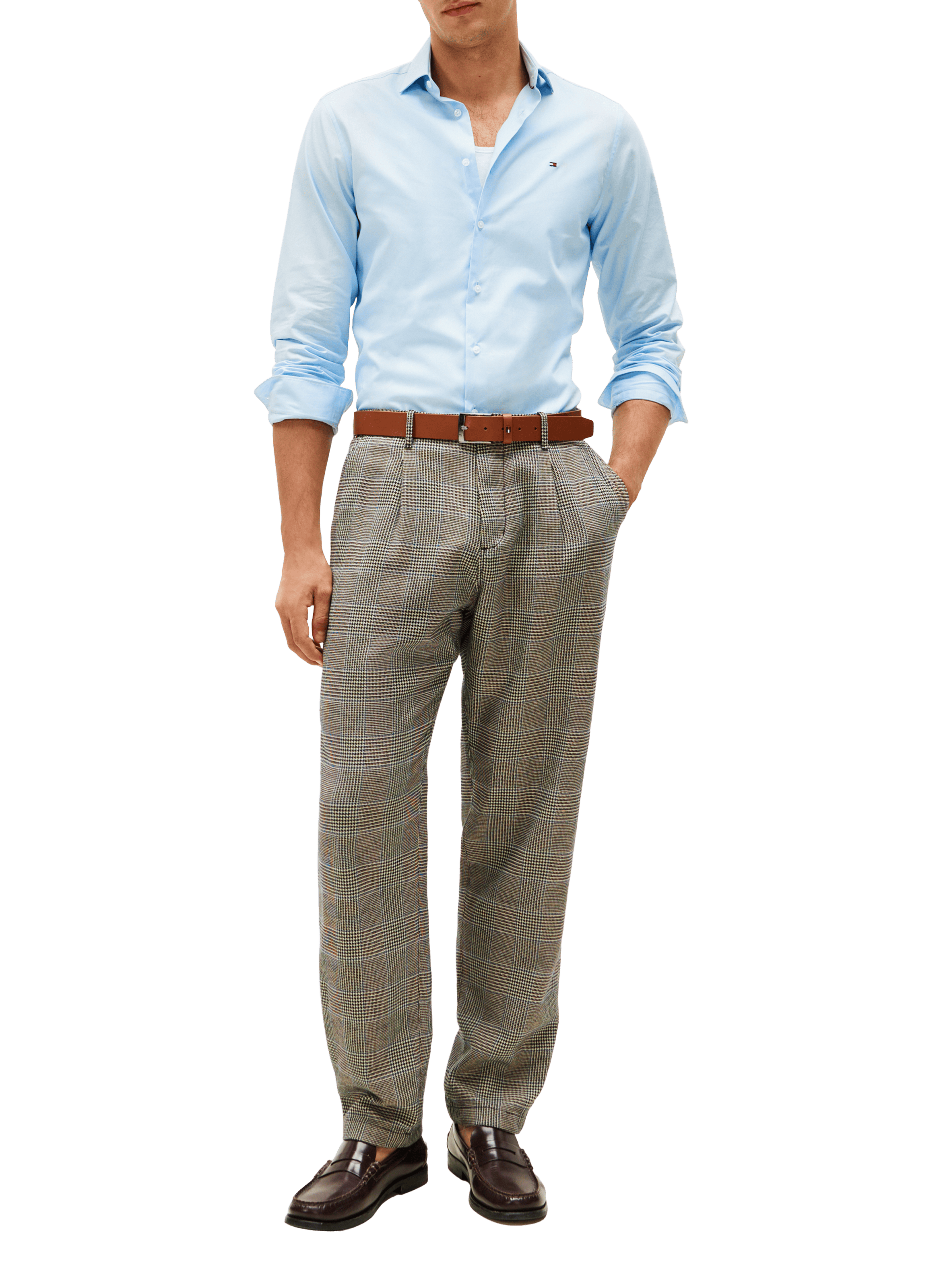  Cotton shirt TOMMY HILFIGER Blue