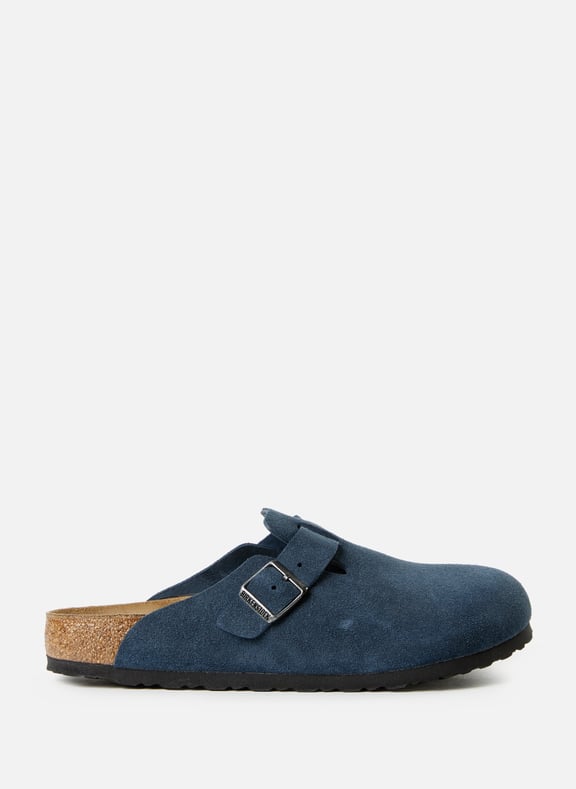 Sandale en cuir mélangé Bleu by BIRKENSTOCK BIRKENSTOCK Sandale en cuir mélangé Bleu
