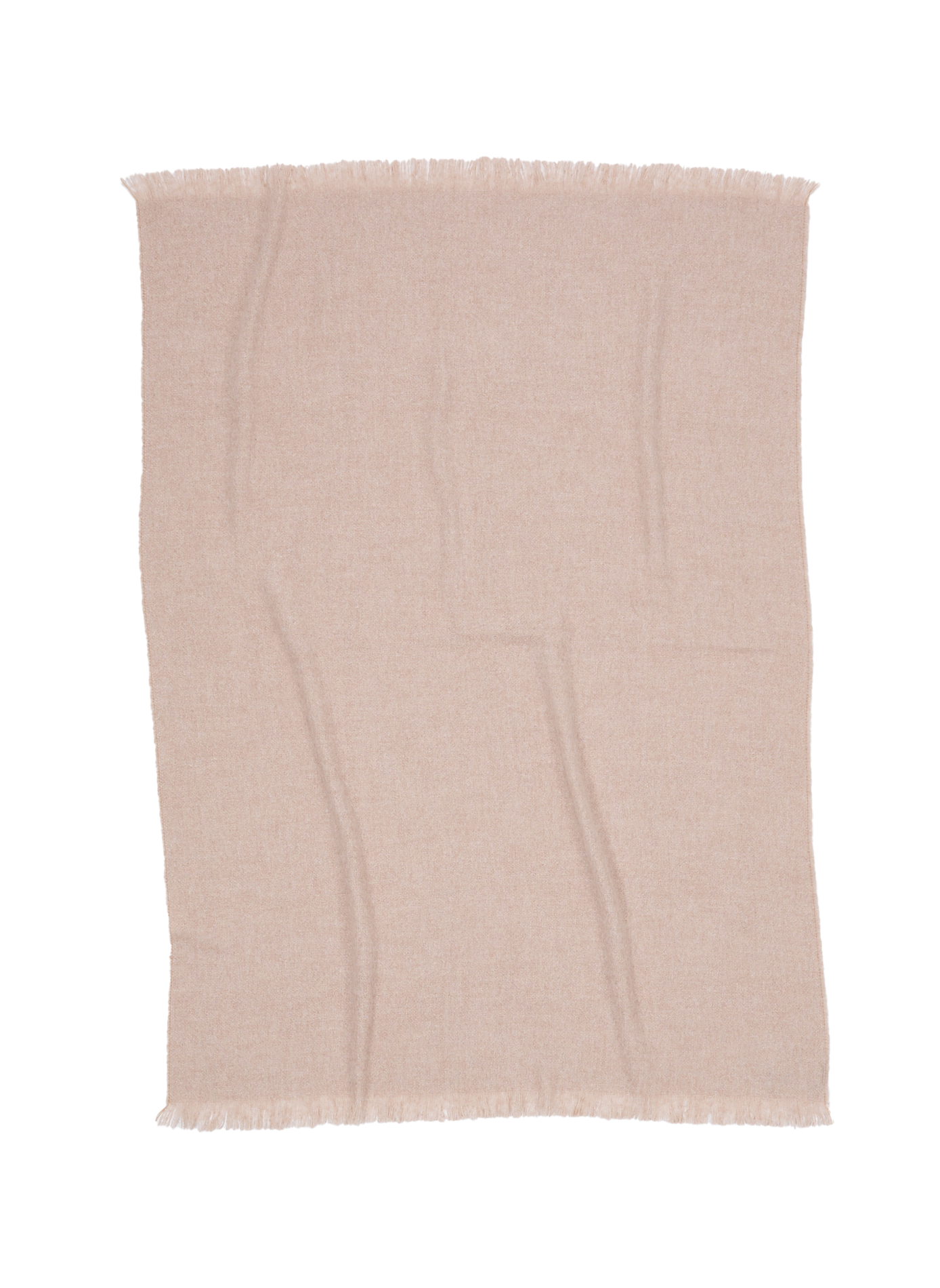 Plaid effet mohair AU PRINTEMPS PARIS Beige