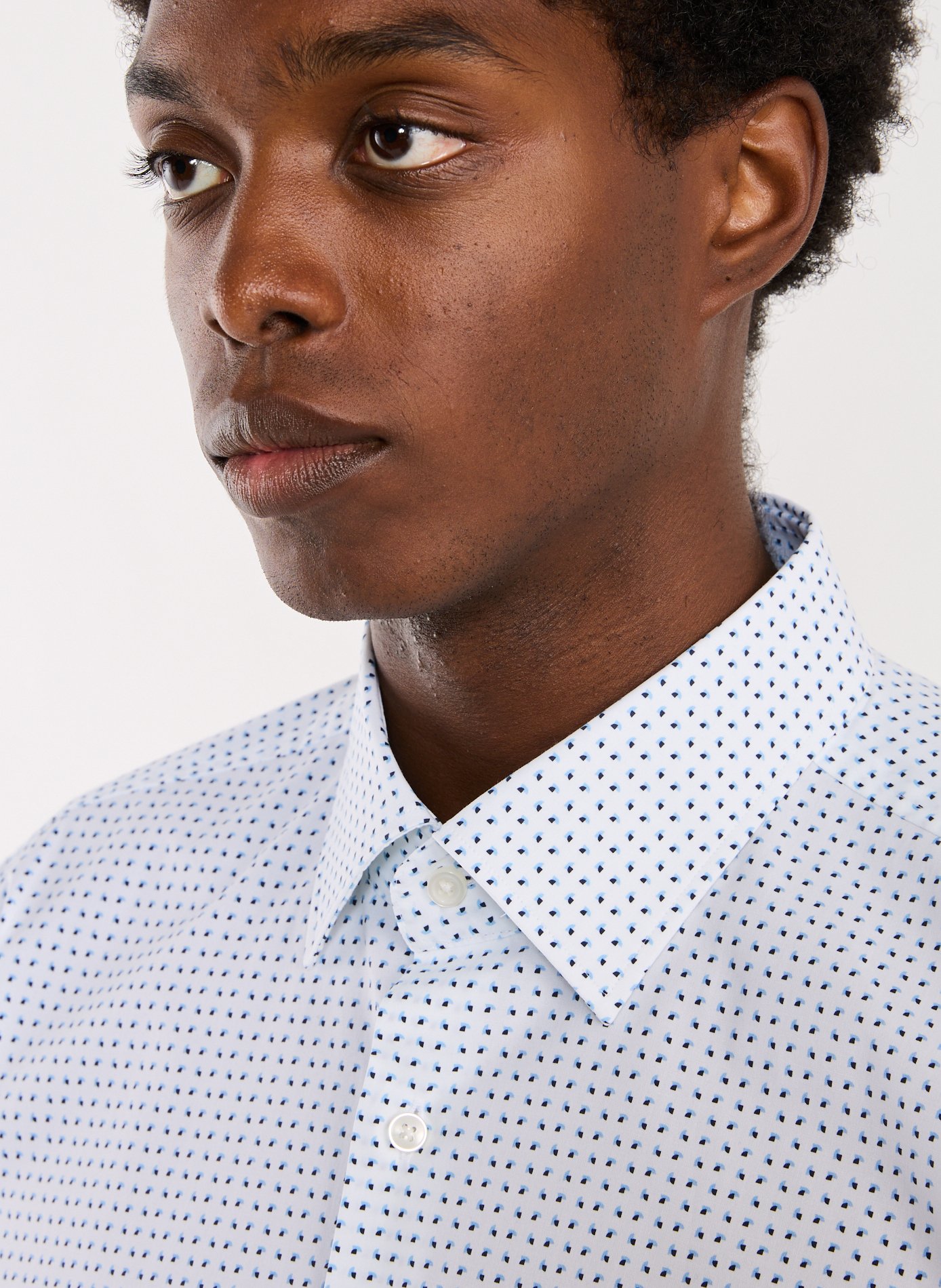 Print Cotton Shirt BOSS Multicolour