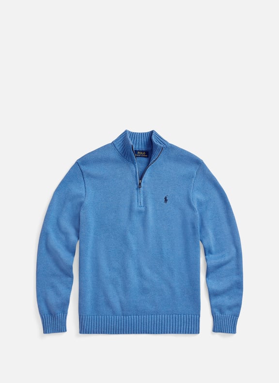 Pull à col zippé Bleu by POLO RALPH LAUREN POLO RALPH LAUREN Pull à col zippé Bleu