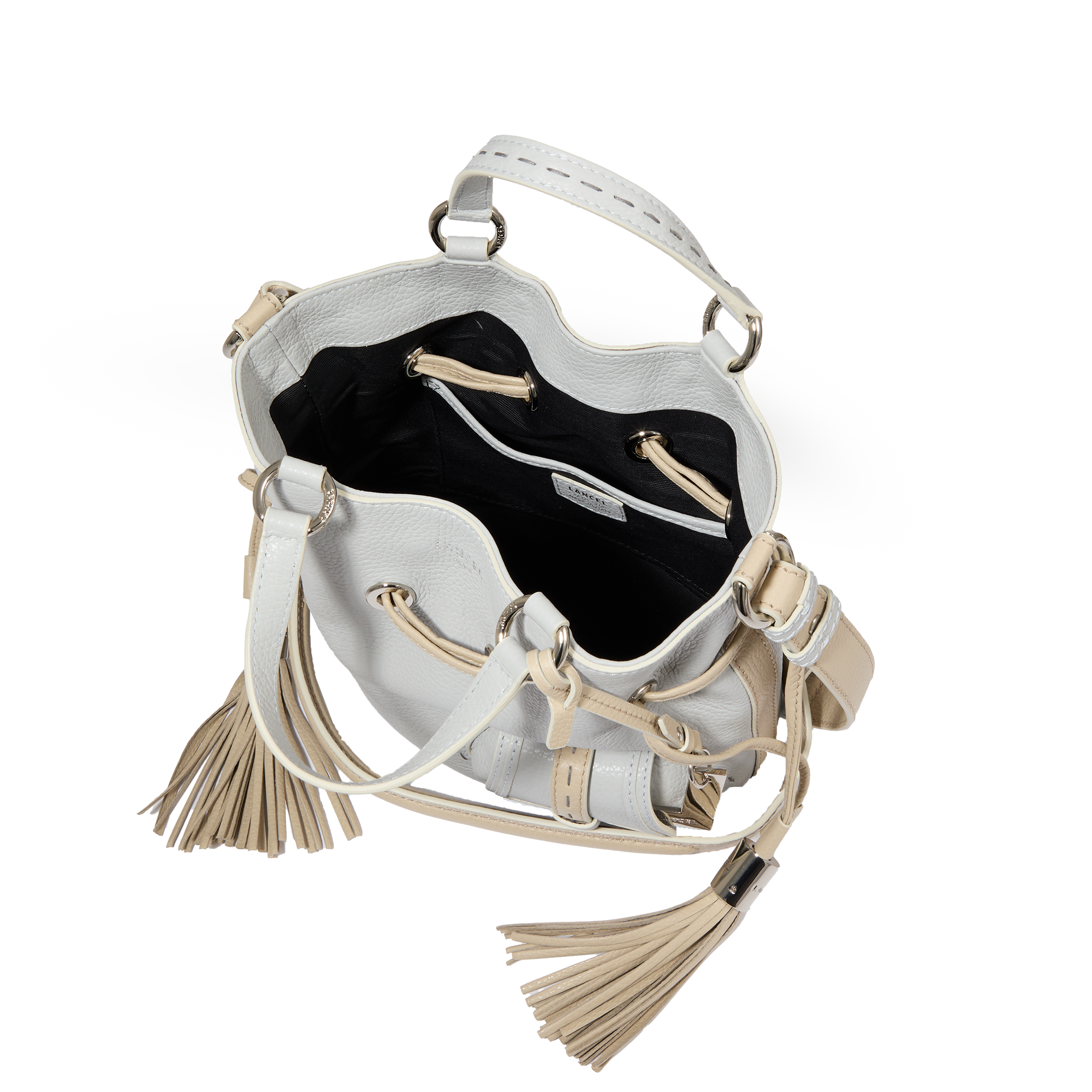 Sac seau s premier flirt de lancel LANCEL Blanc