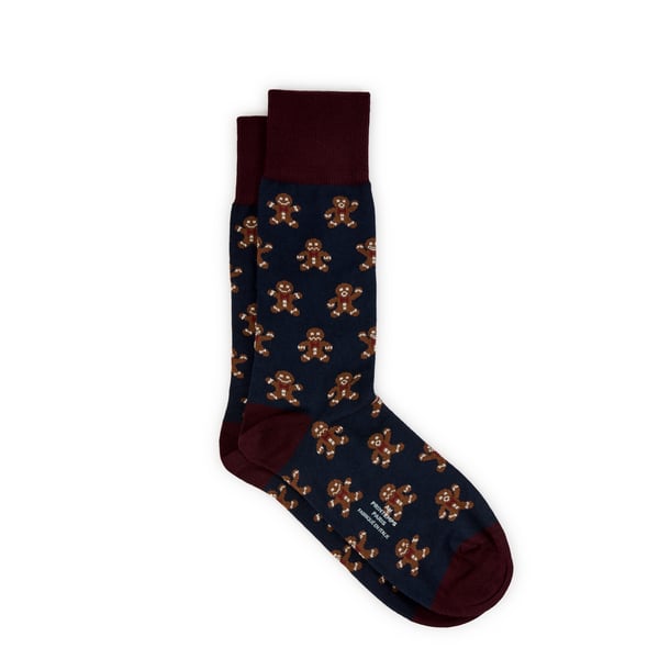 Chaussettes hautes bonhomme pain d'épices Chaussettes hautes bonhomme pain d'épices