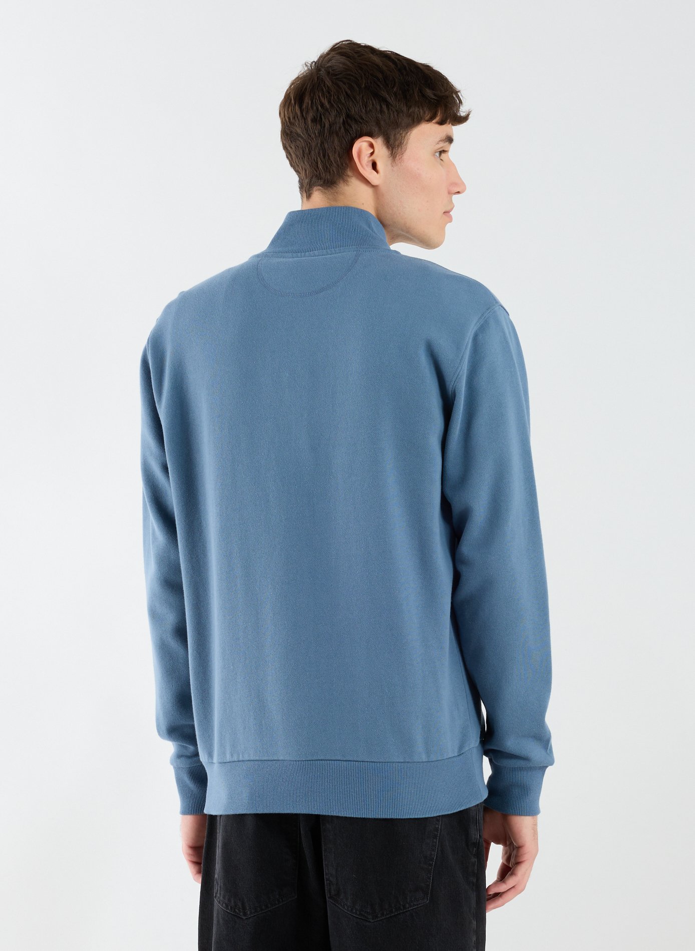 Gilet col montant en coton LA MARTINA Bleu