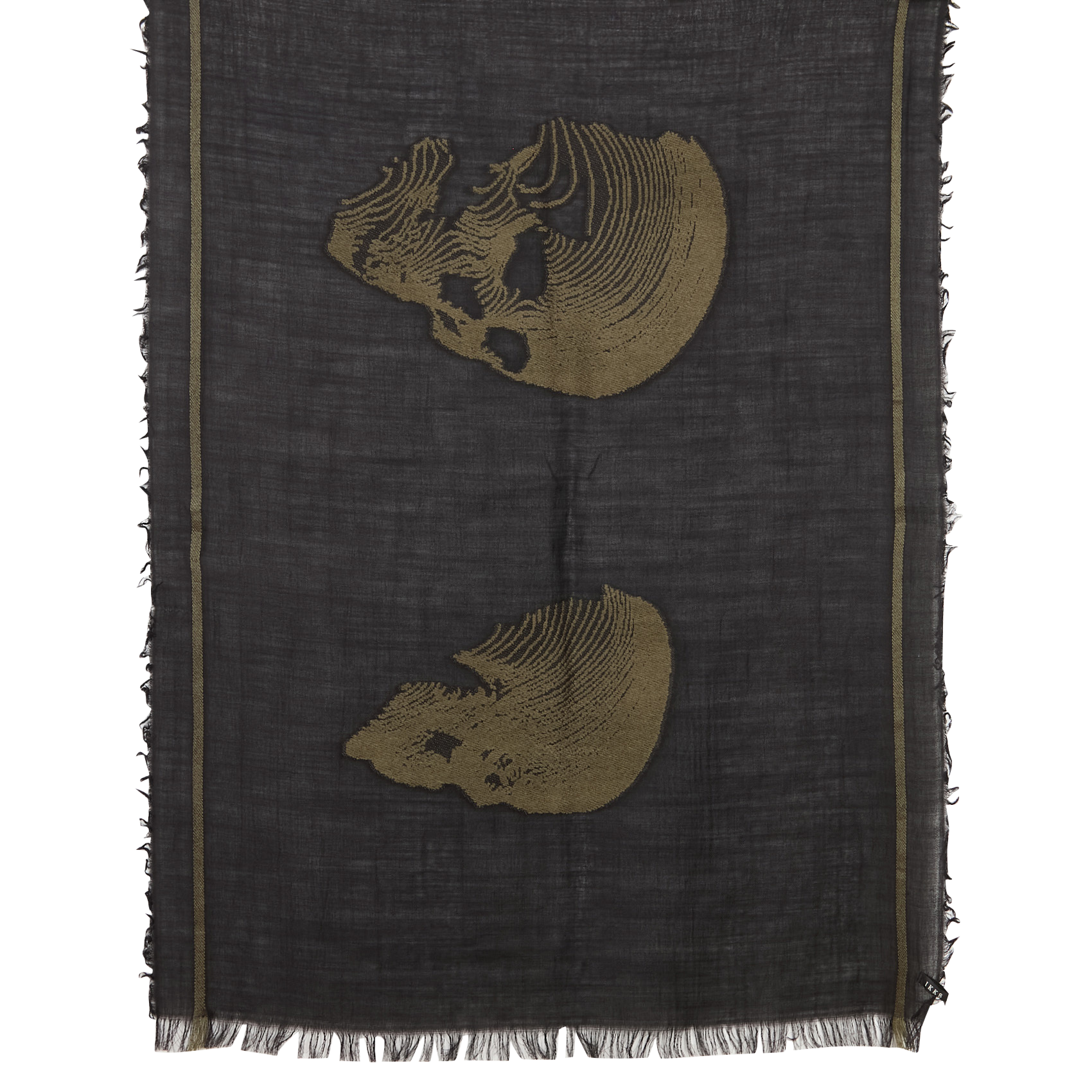 Echarpe en laine mélangée IKKS Kaki