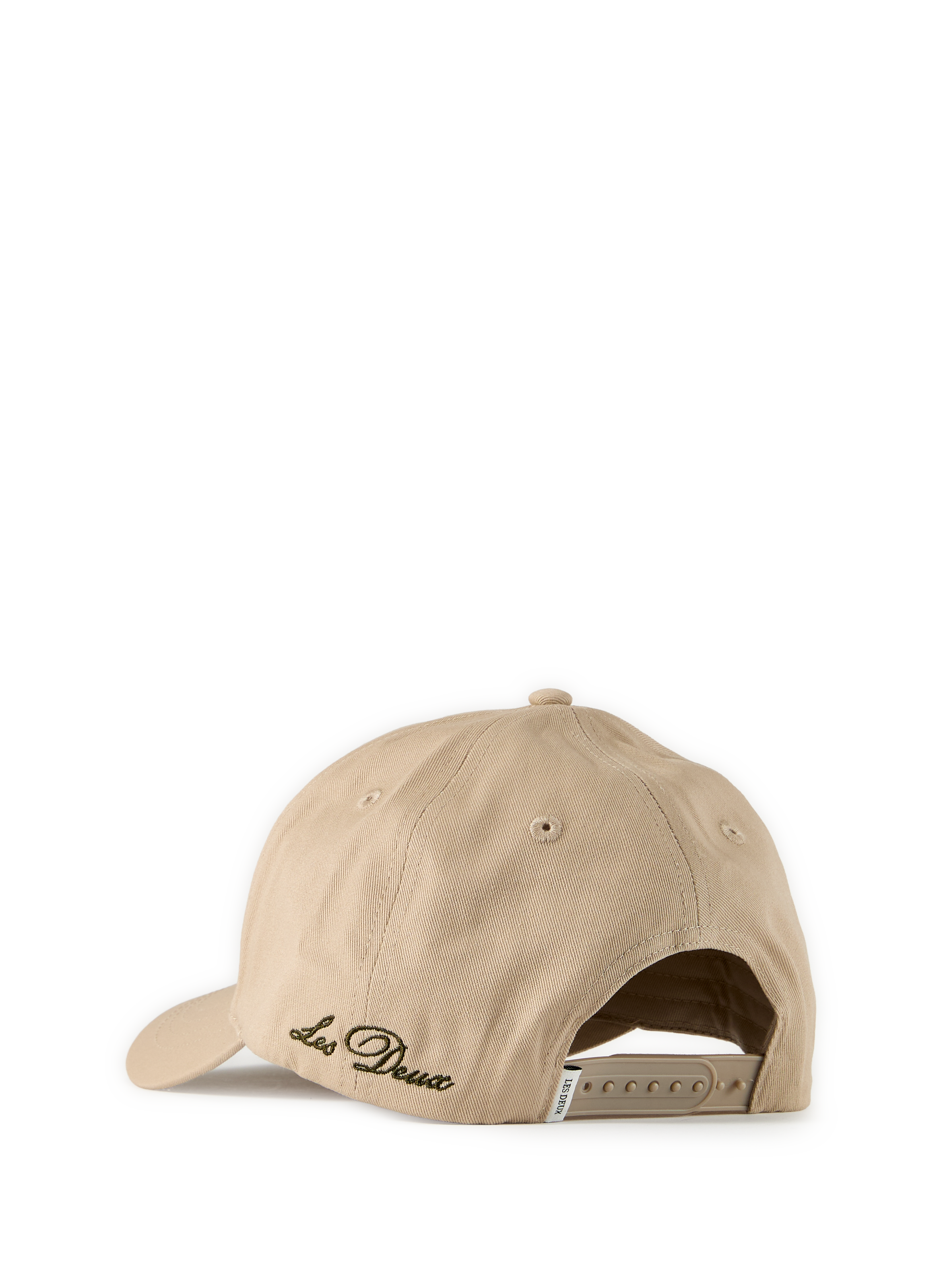 Embroidered cotton sneaker LES DEUX Beige