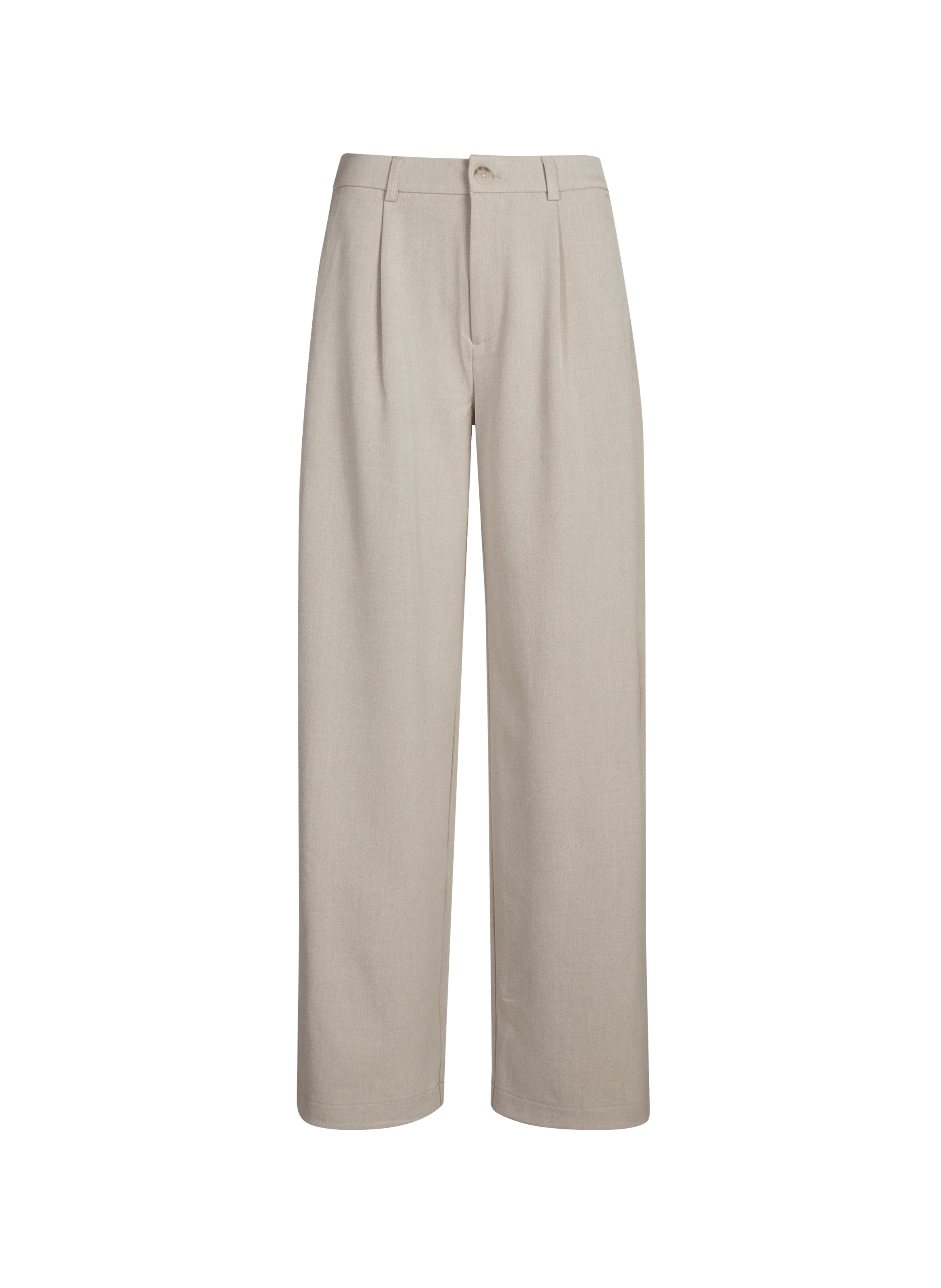Pantalon droit uni OBJECT Beige