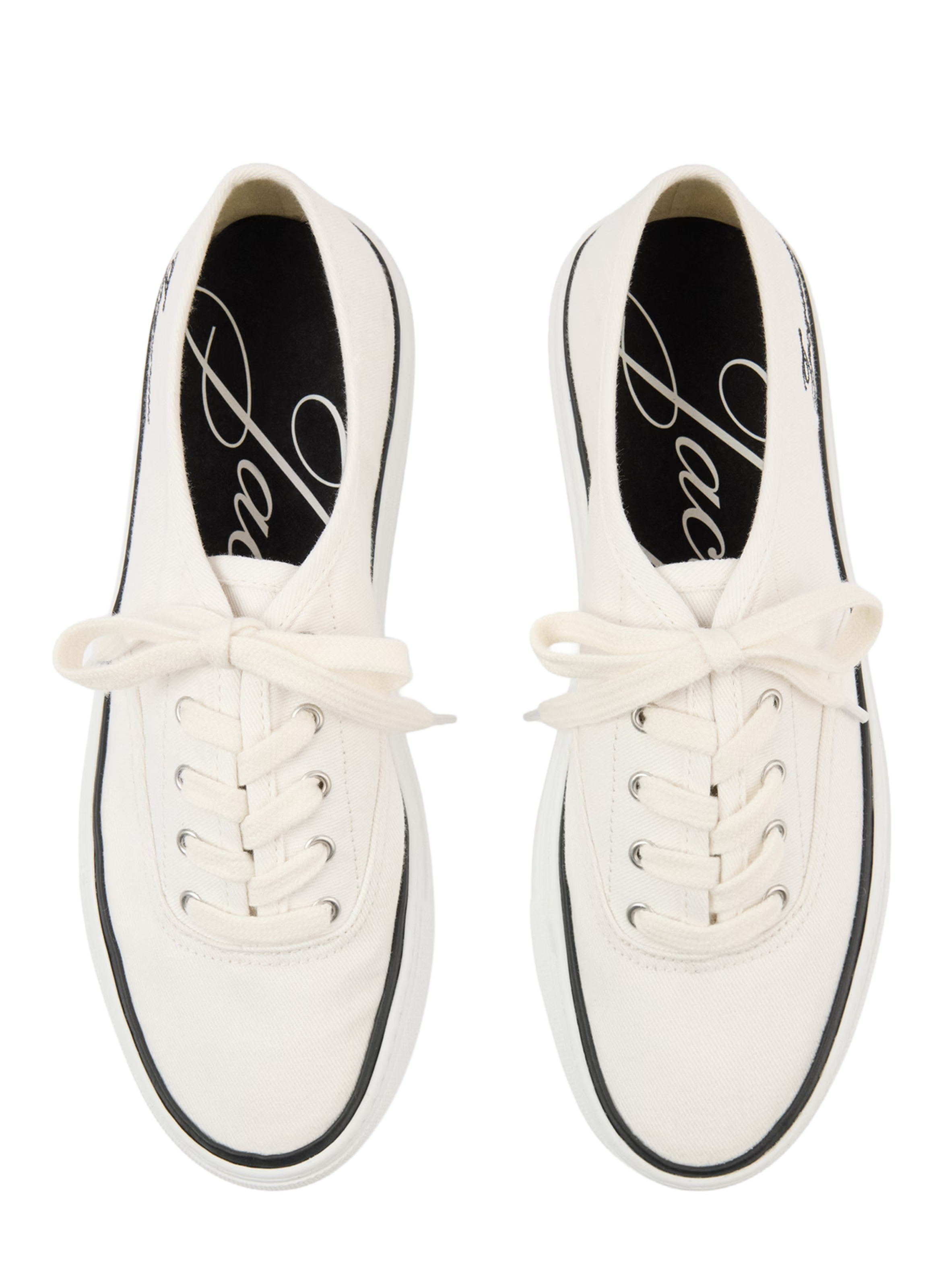 Les baskets basses Féfé en coton  JACQUEMUS Blanc