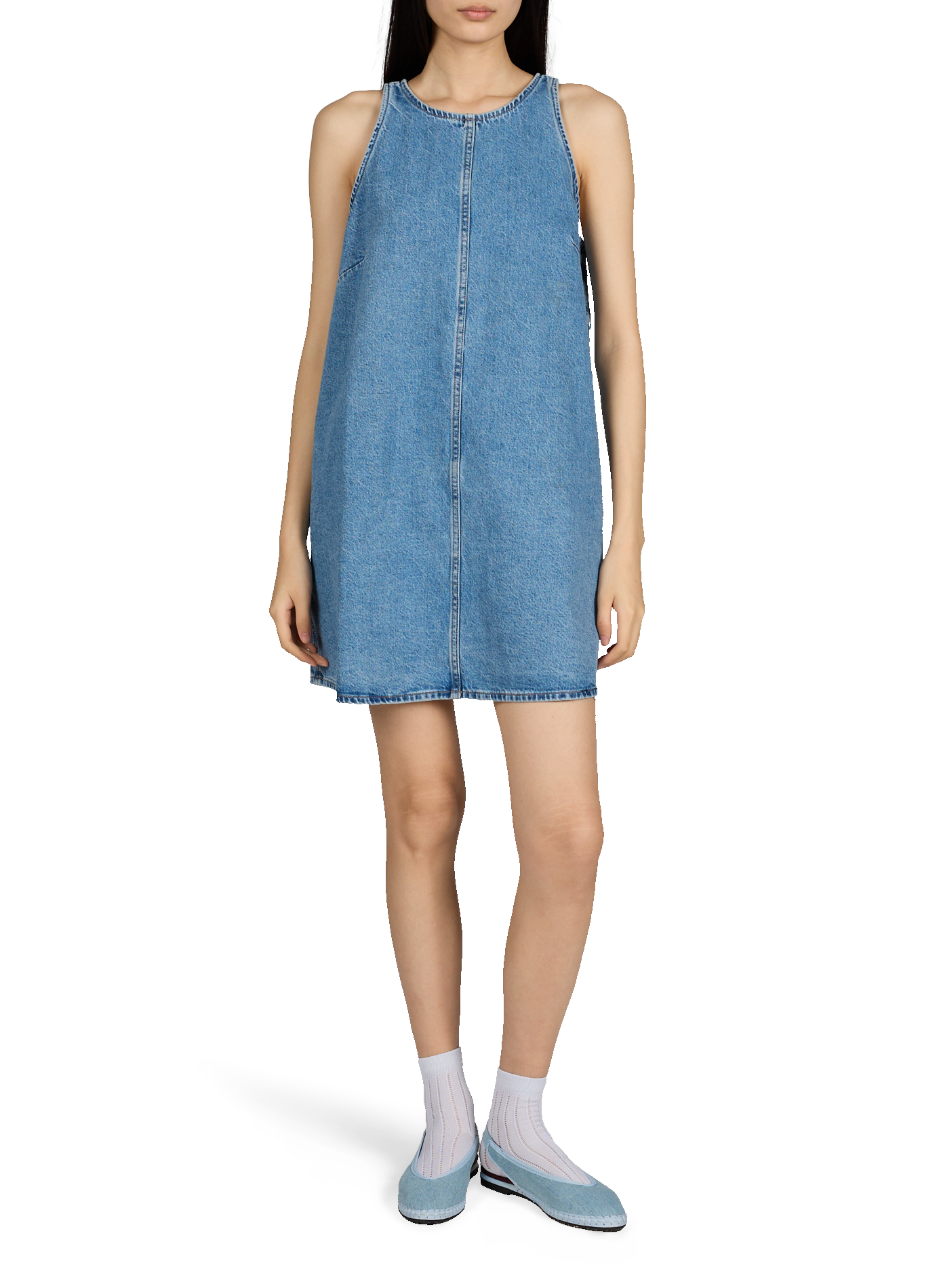 Robe courte droite LEVI'S Bleu