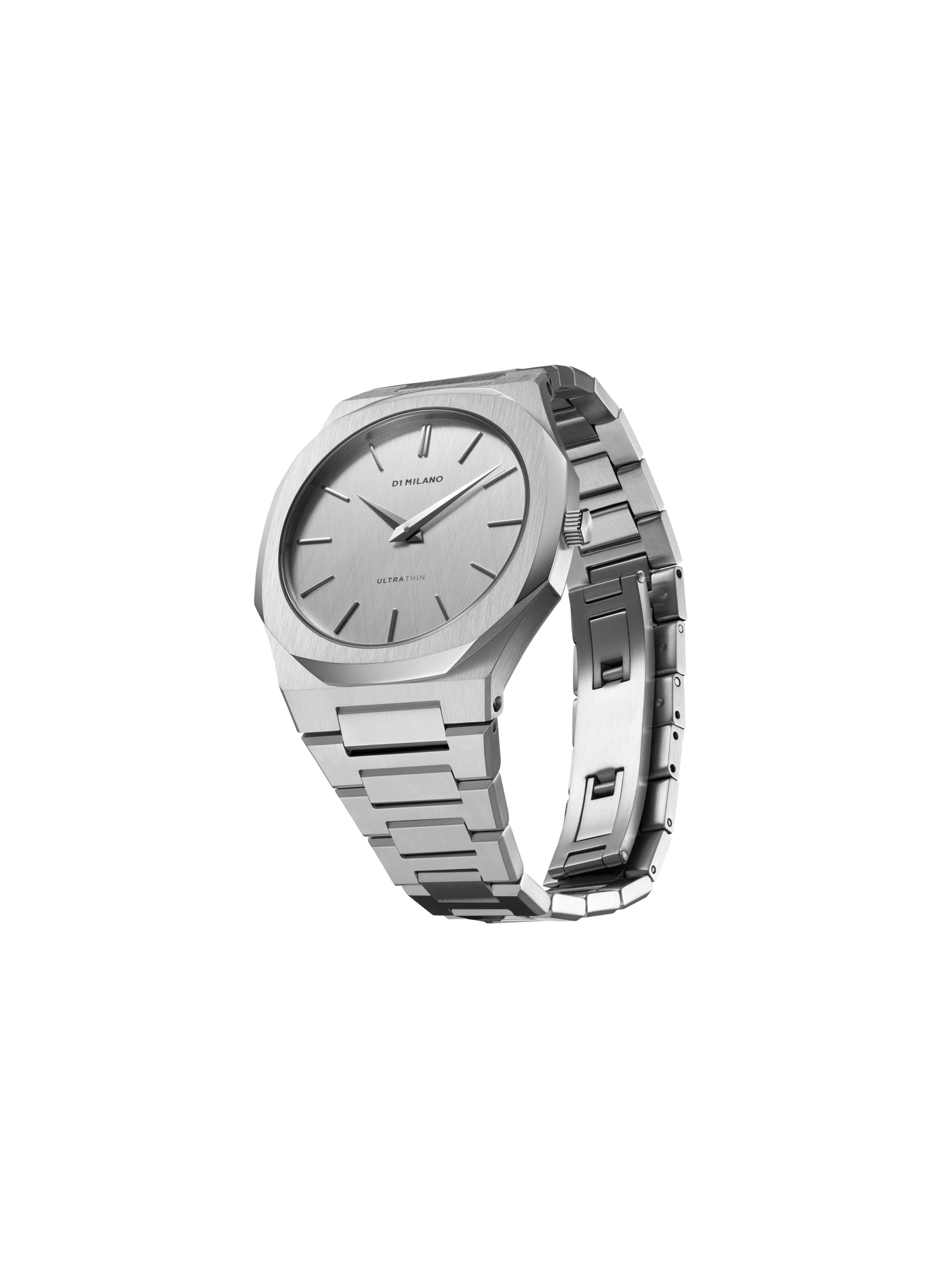 Montre Linen en acier inoxydable D1 MILANO Argent