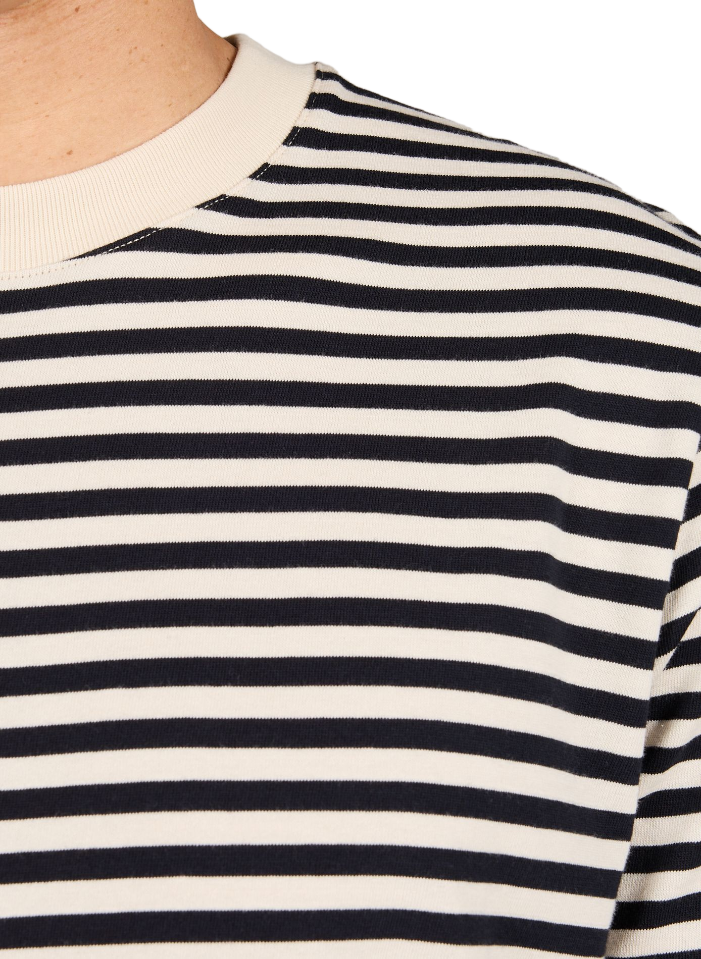Striped cotton T-shirt AU PRINTEMPS PARIS Blue