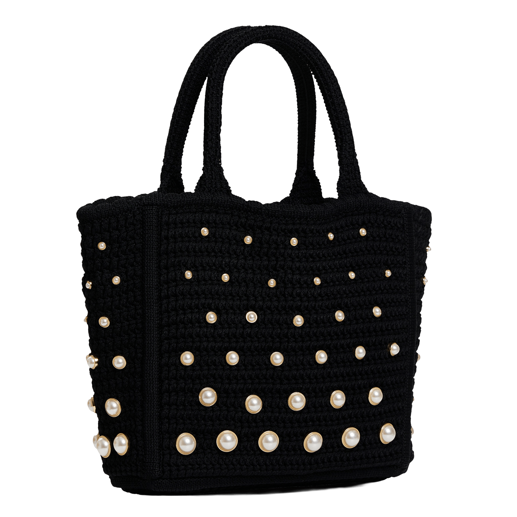 Sac en maille porté main SANDRO Noir