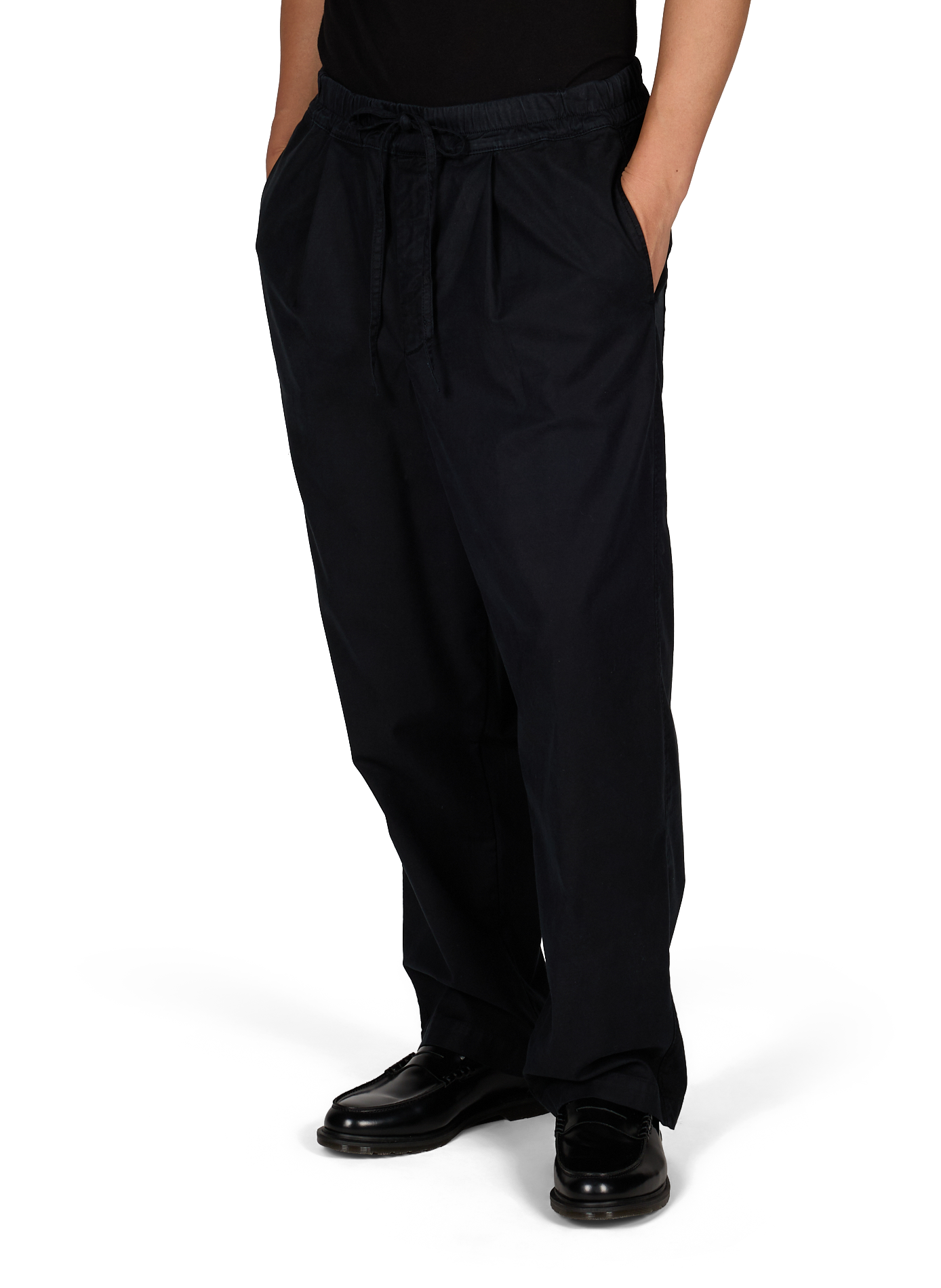 Pantalon droit en coton mélangé OFFICINE GENERALE Bleu