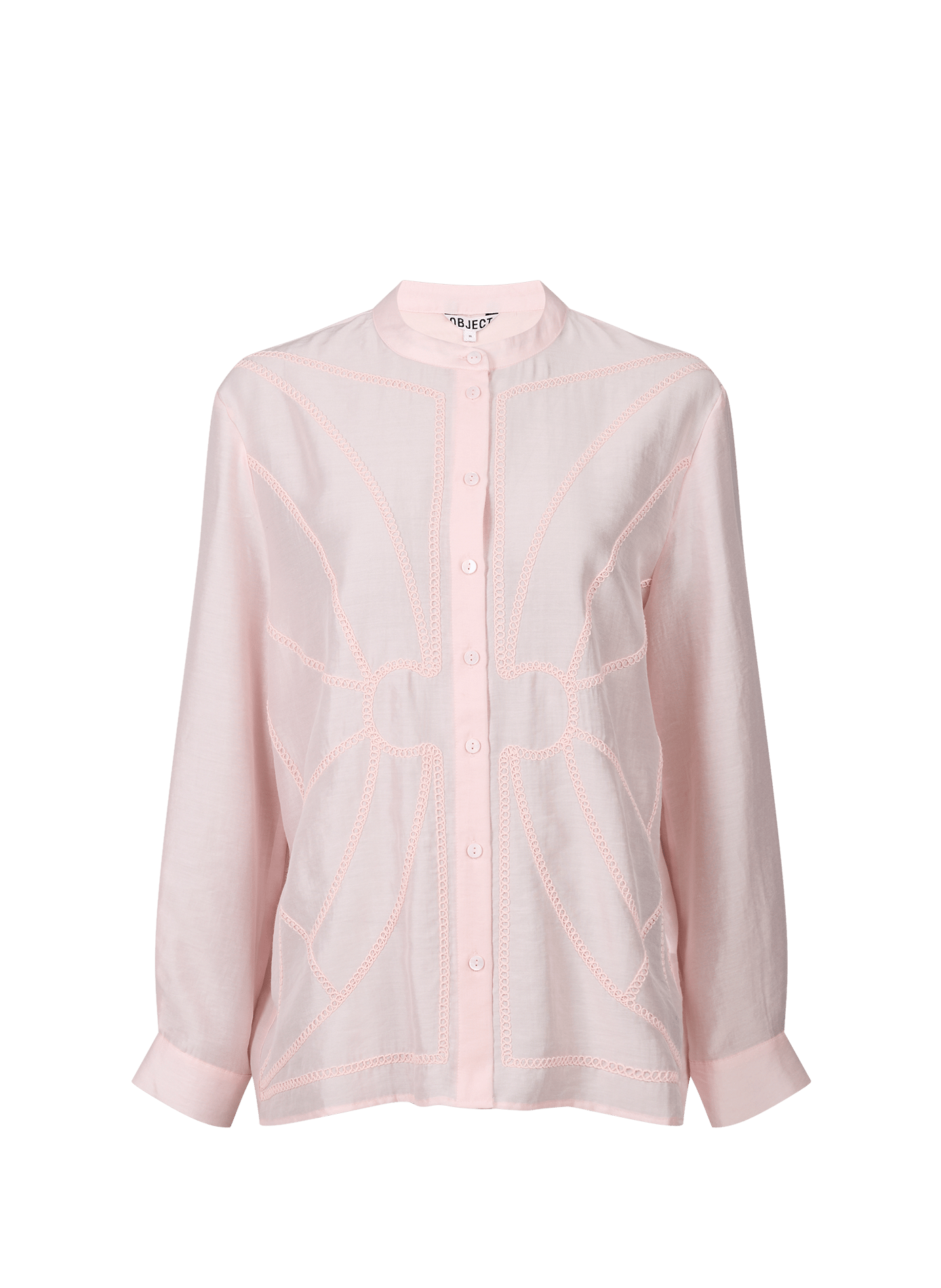 Blouse fluide Objlima à col rond OBJECT Rose