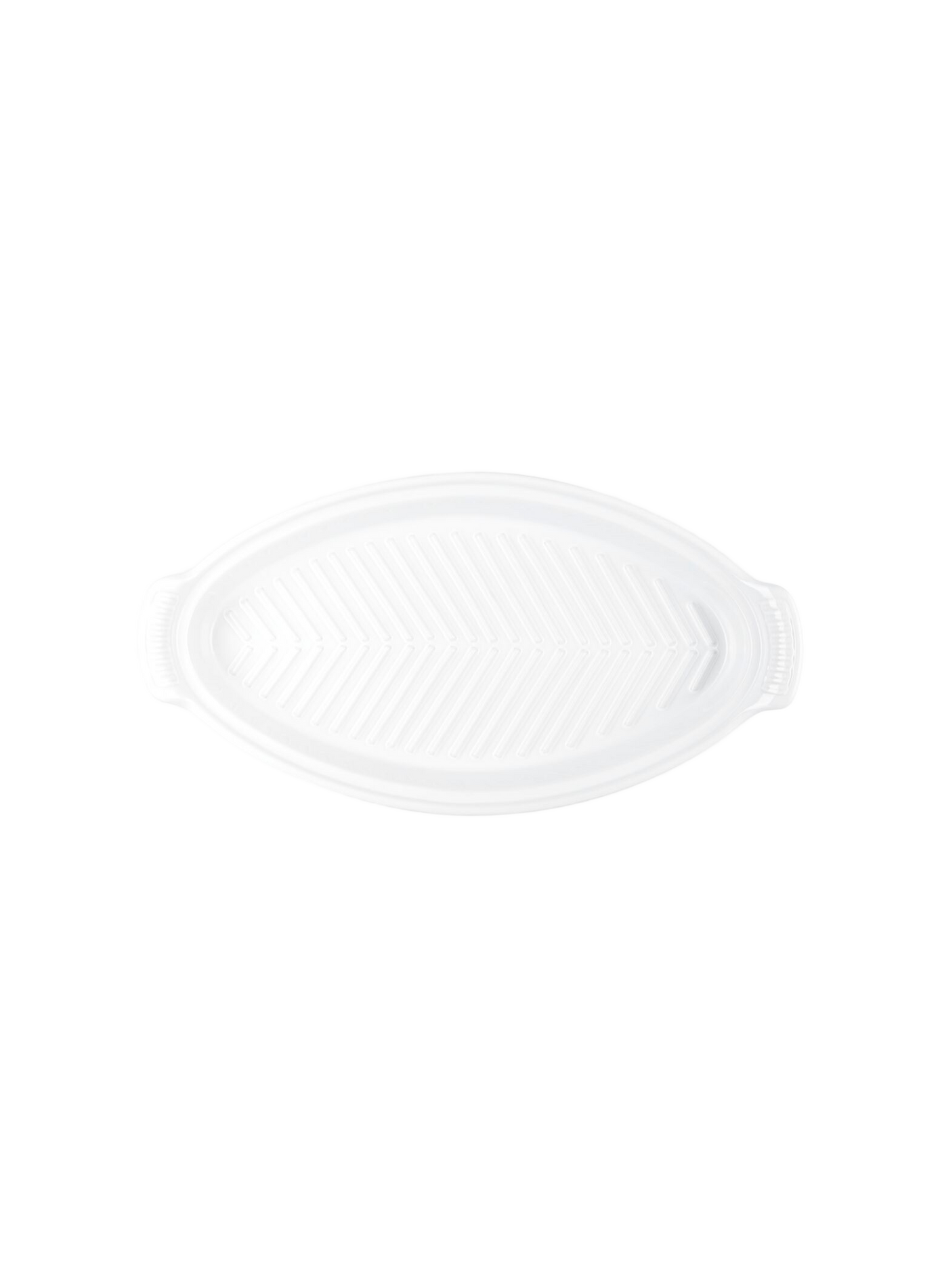Fischplatte Erbe aus Keramik LE CREUSET Weiss