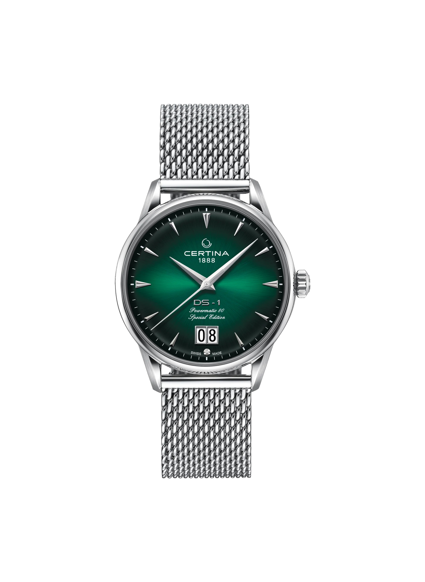 Montre automatique DS-1 en acier inoxydable CERTINA Vert