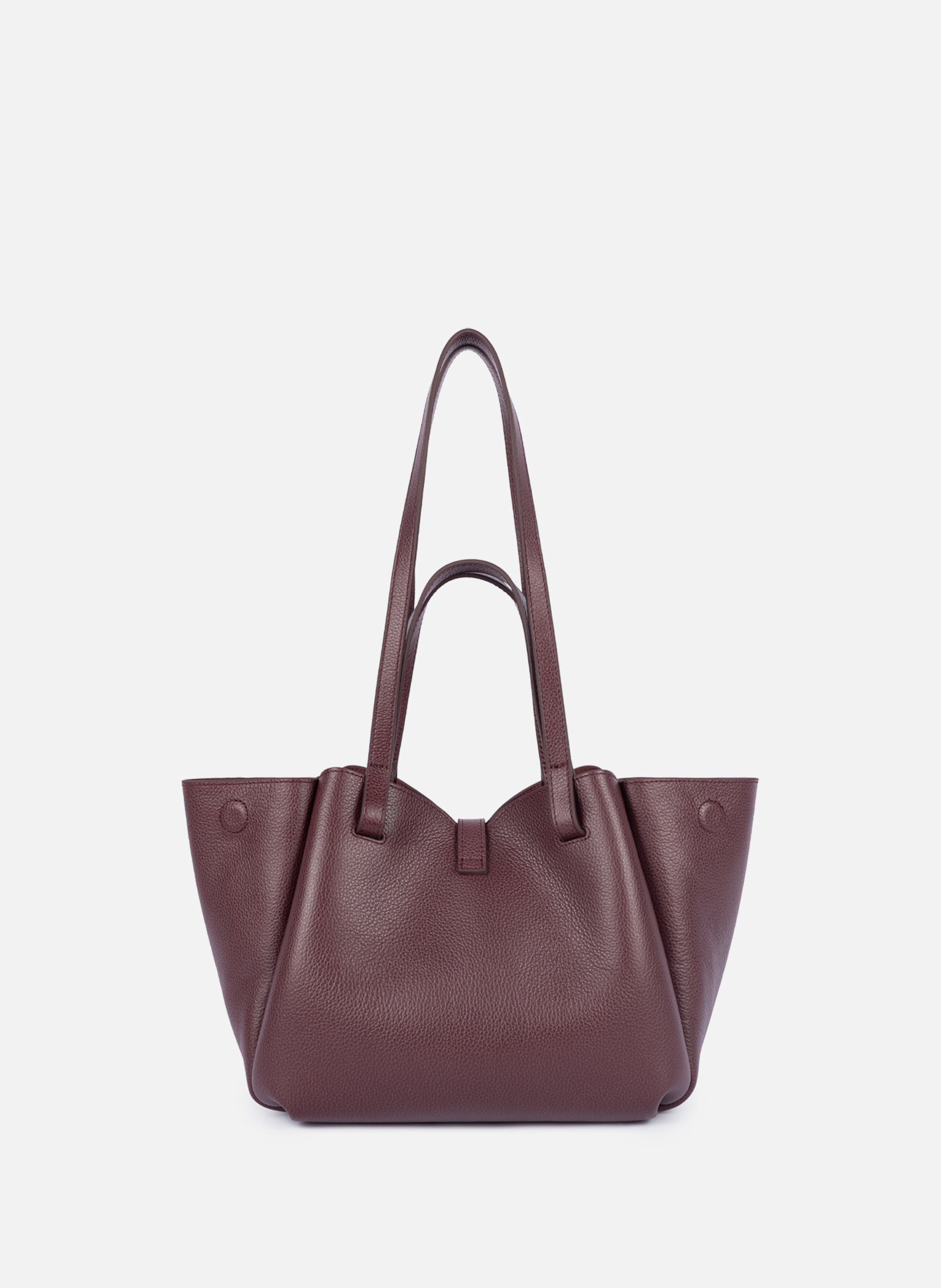 Sac cabas épaule - milano horizon LANCASTER Rouge