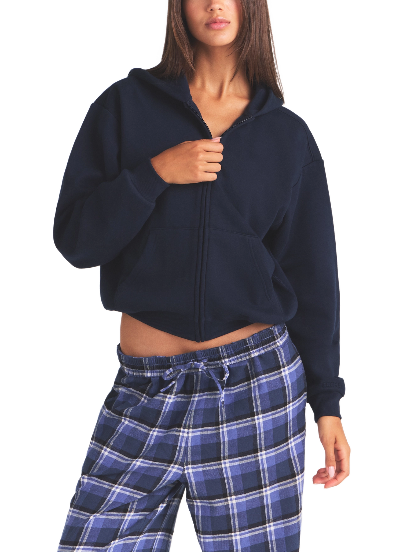 Baumwoll-Sweatshirt | Blau SKIMS Damen