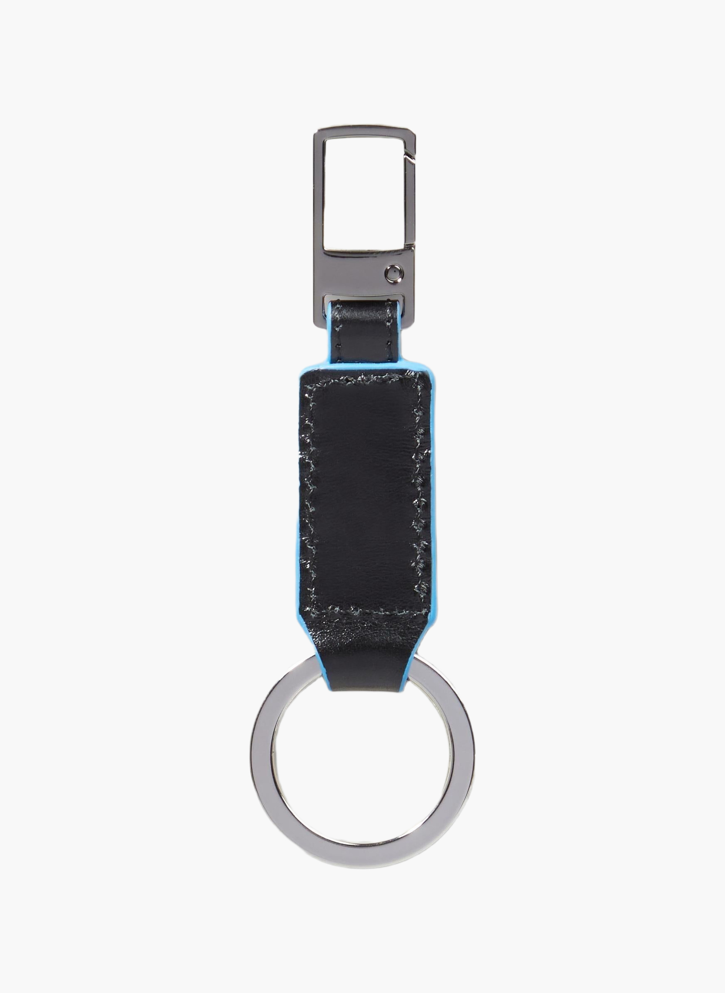 Porte-clés mousqueton PIQUADRO Noir