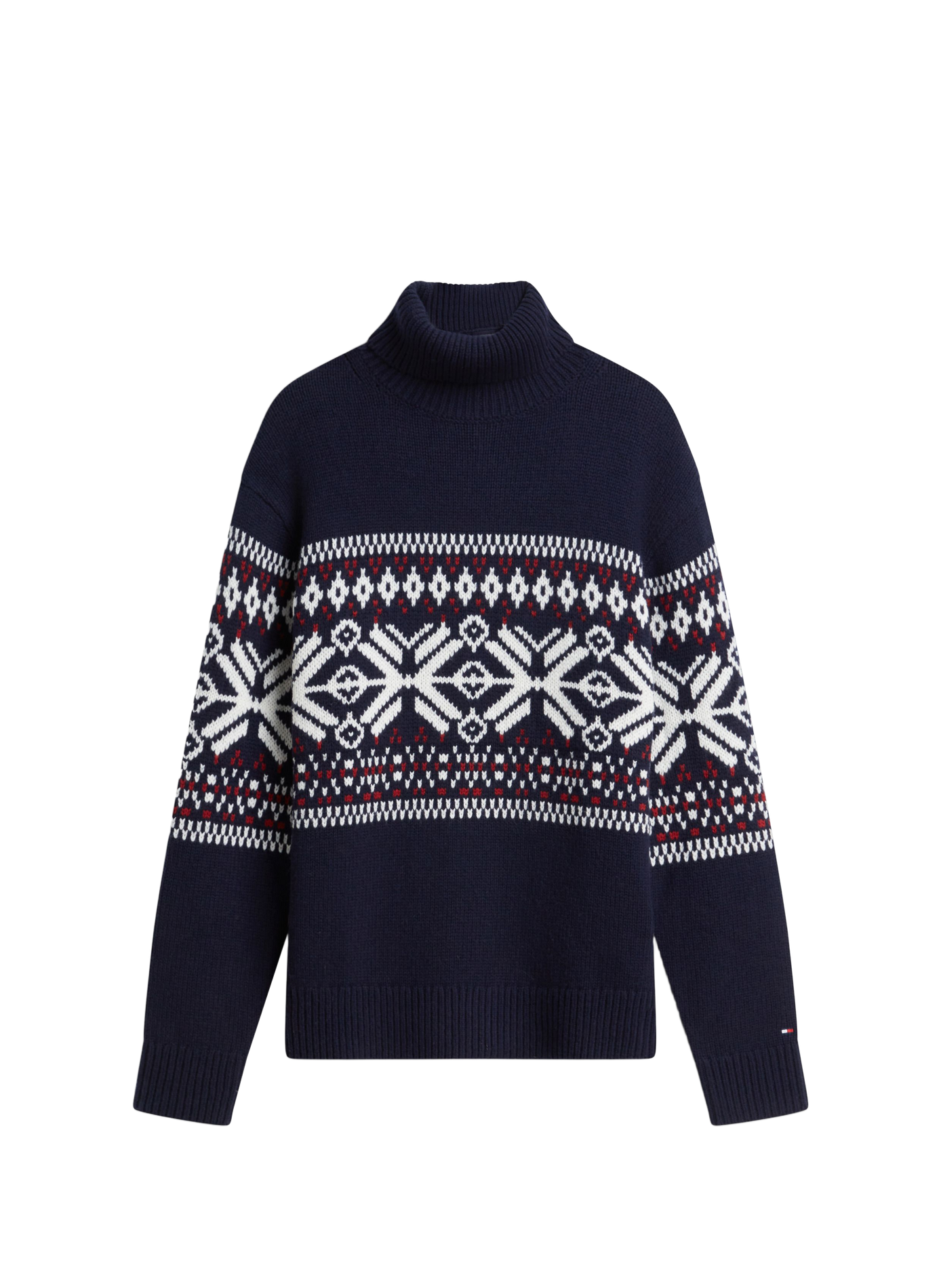 Trui met opstaande kraag van gemengde wol TOMMY HILFIGER Veelkleurig