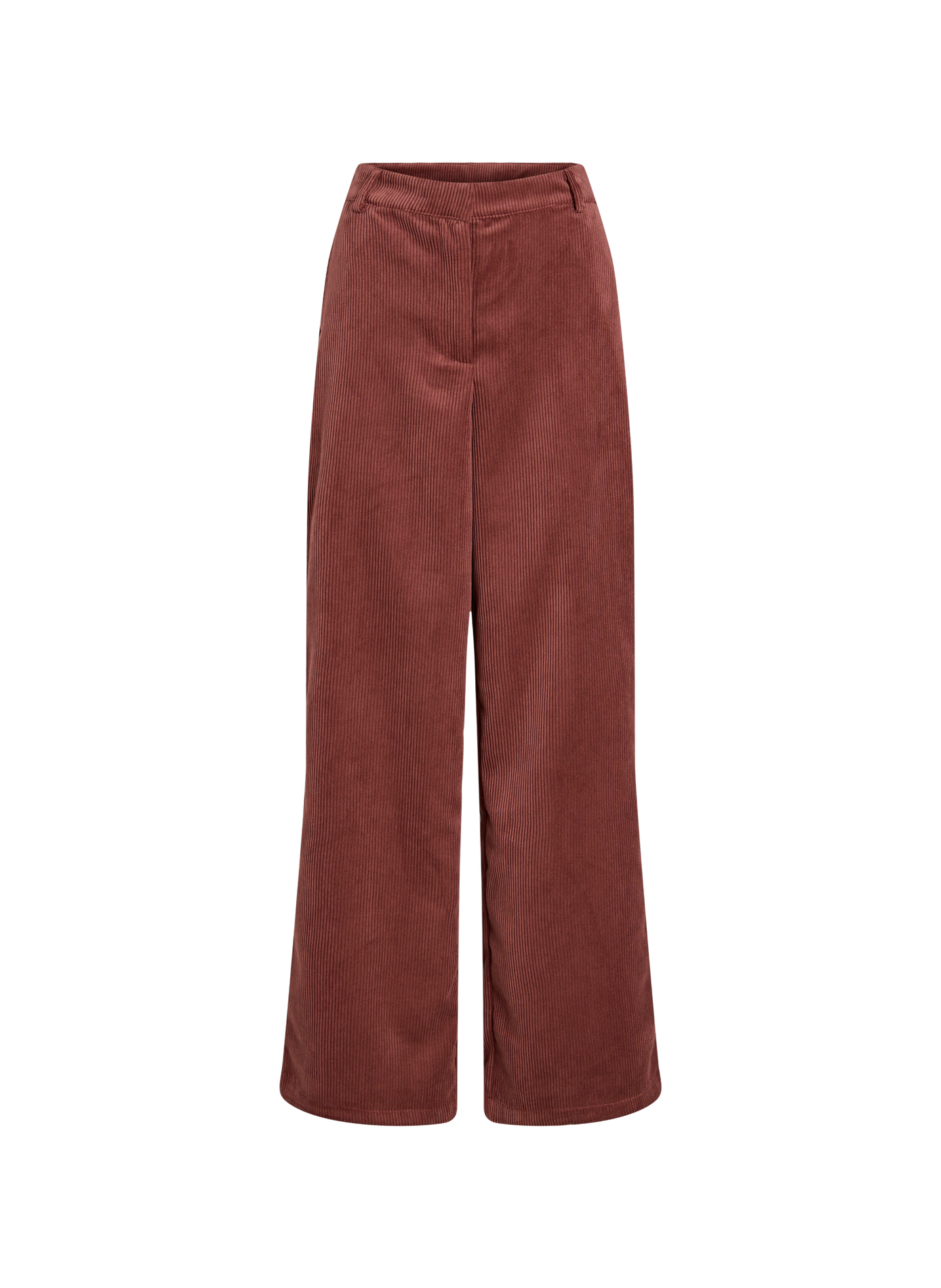 Wide-leg corduroy trousers VILA Beige