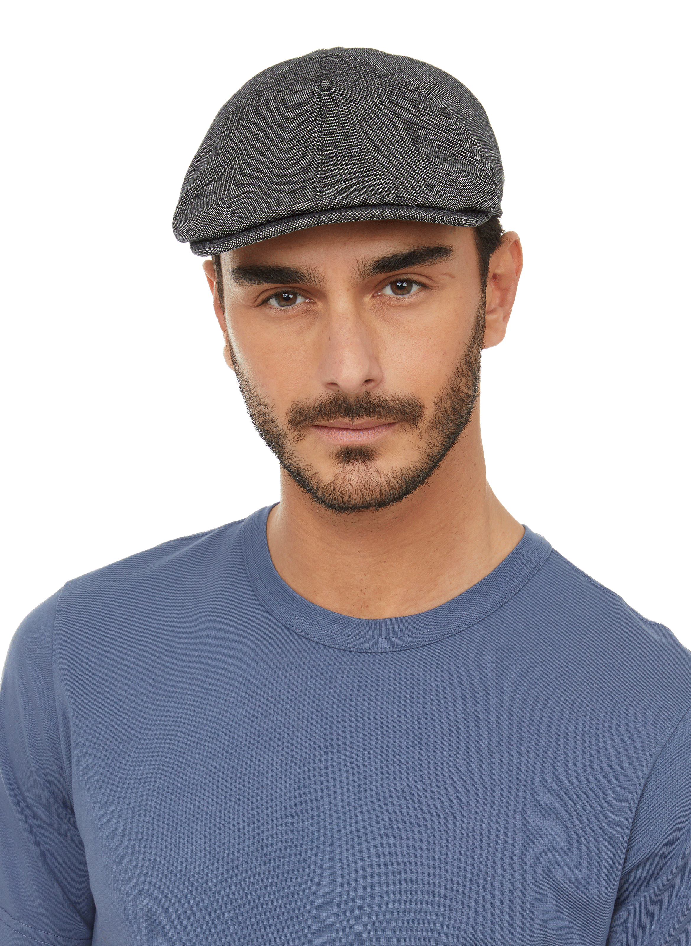 Cotton baker boy cap AU PRINTEMPS PARIS Blue